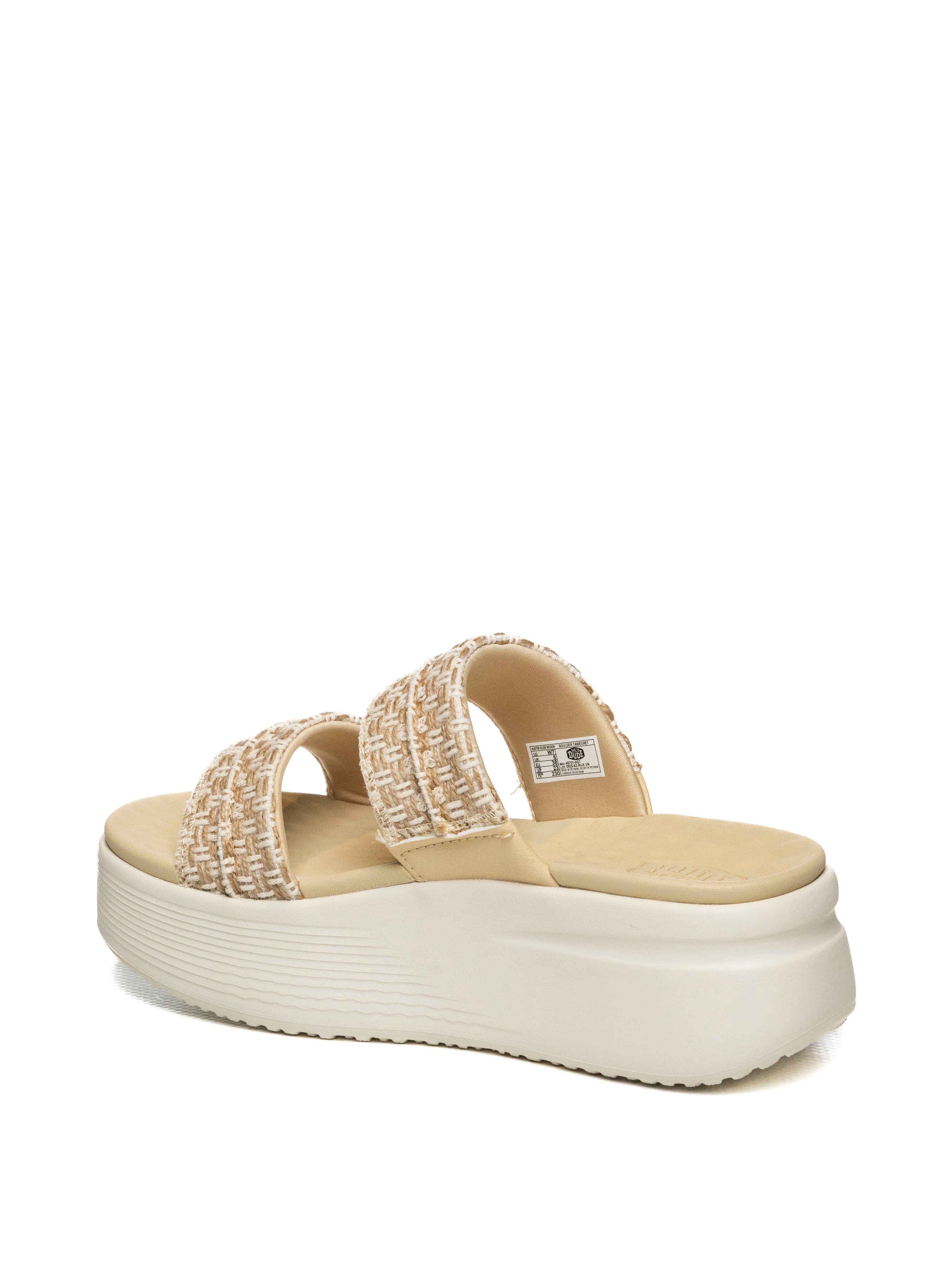HEY DUDE sandalo austin woven tan 45701 AUSTIN WOVEN-0QT 