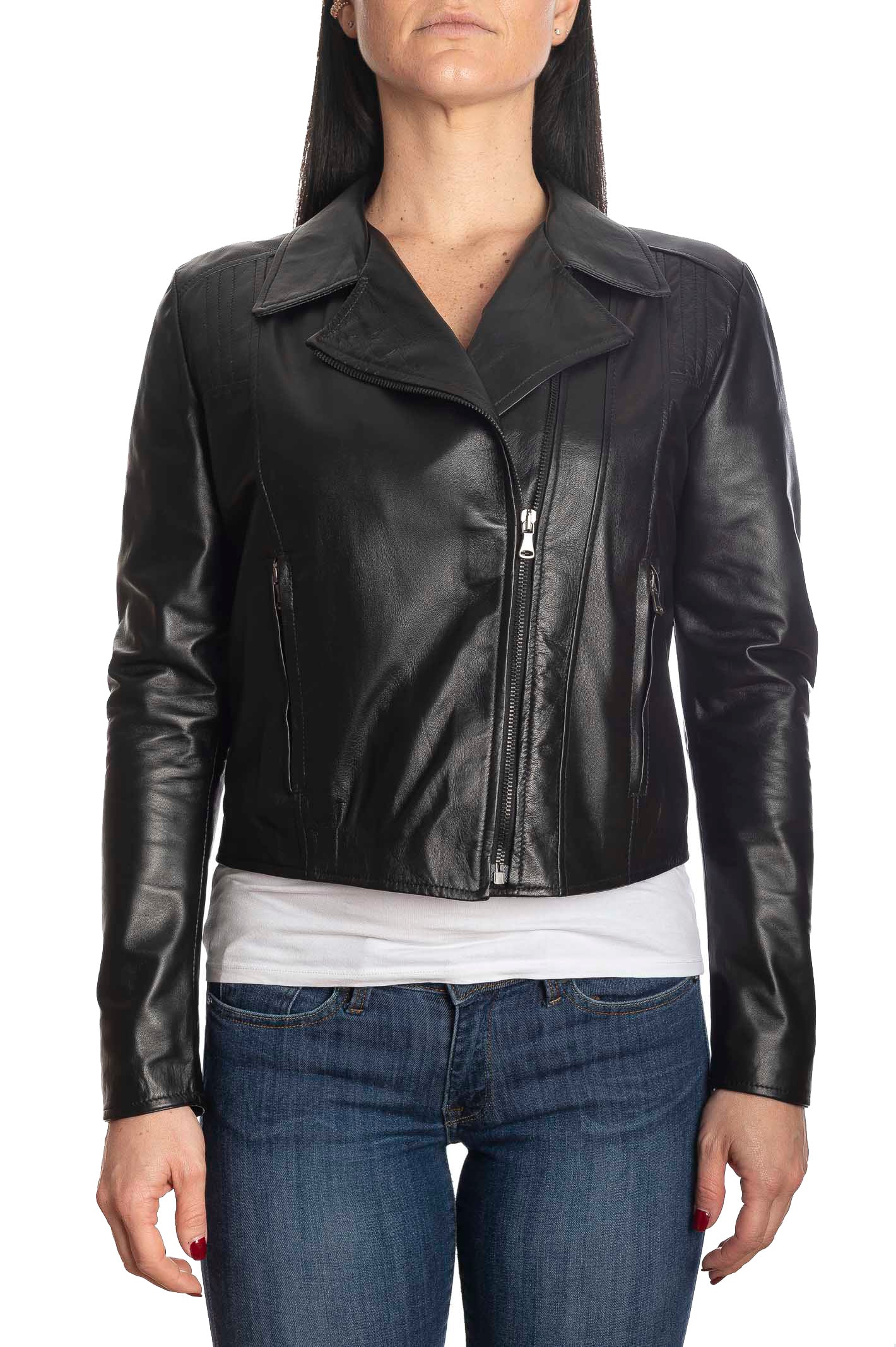 PK BY PASKAL giubbino nappa nero 073 NAPPA-NERO 