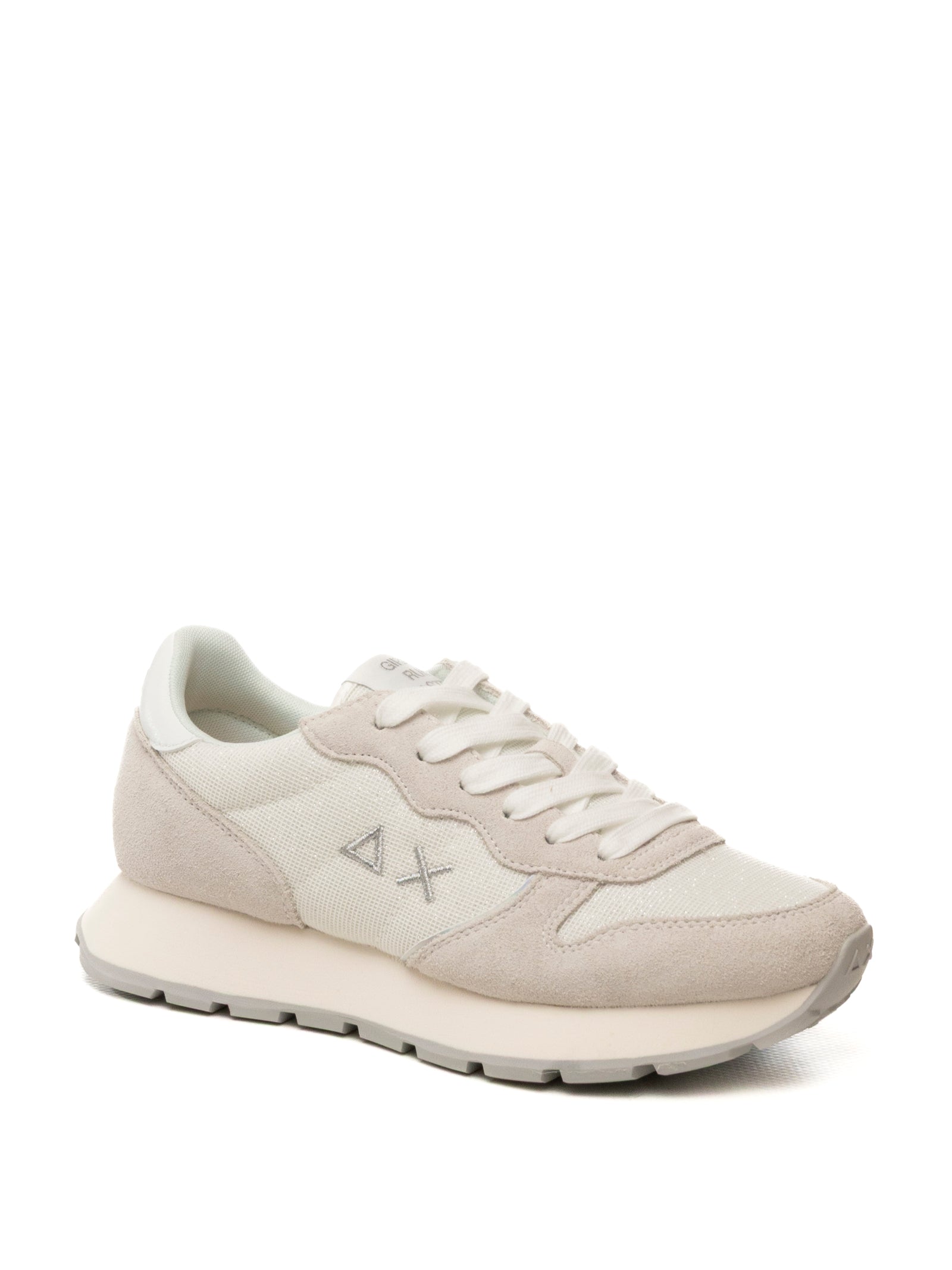 SUN 68 Sneaker ally glitter bianco Z36203 ALLYGLITTER-01 