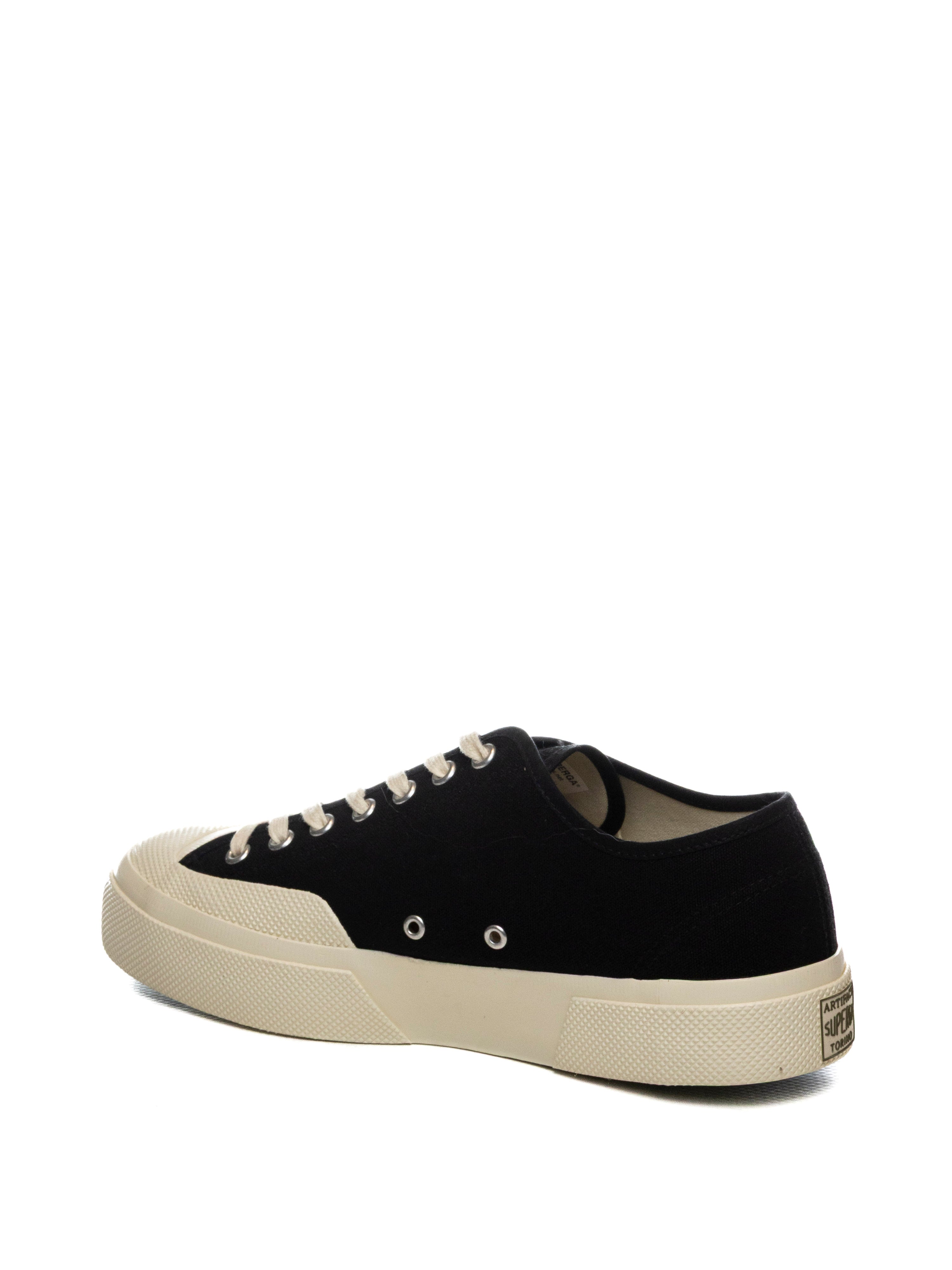 SUPERGA Sneaker work slow nero 2432 CANVAS-BLA/WHI 