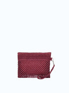 ME FUI Borsa rafia rosa SW0055PL RAFIA-PLUM 