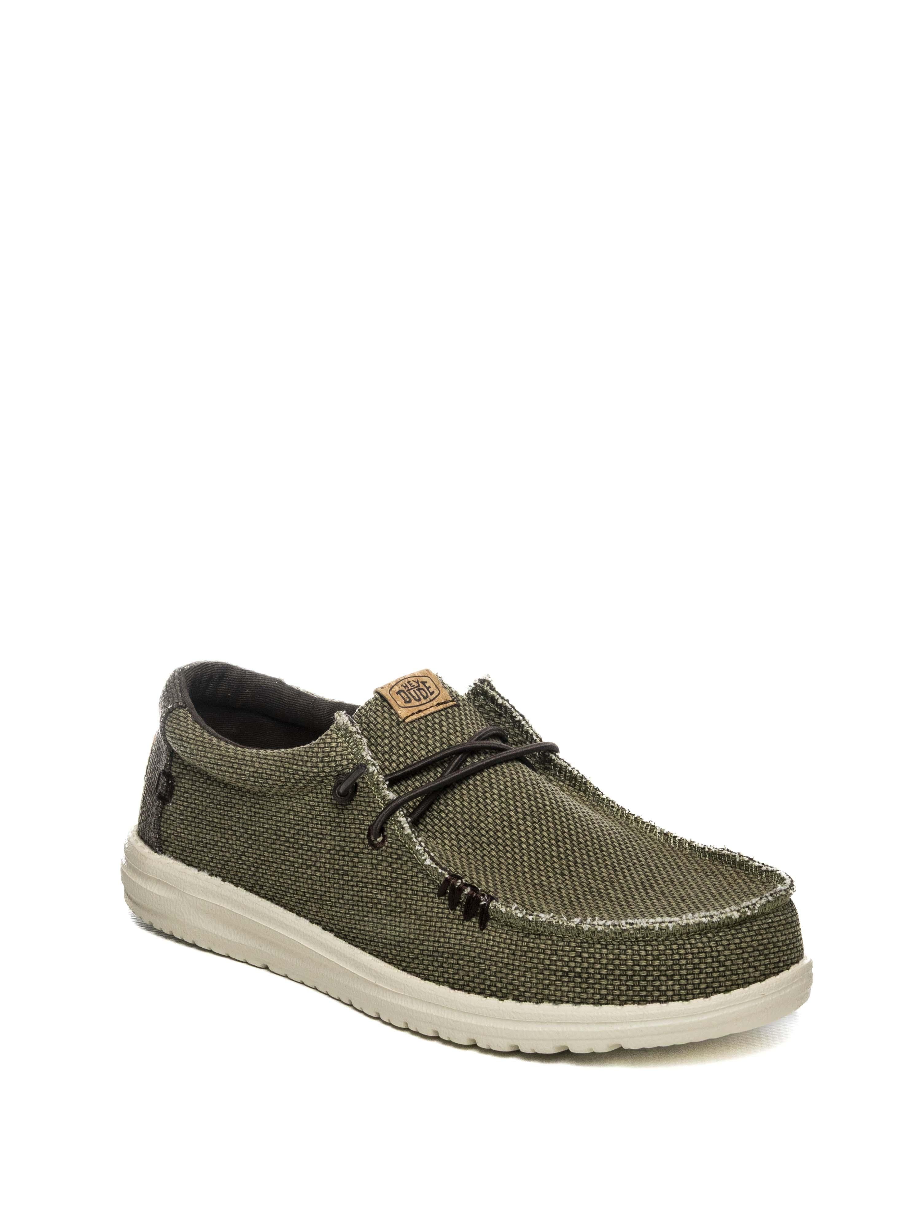 HEY DUDE Slip on wally braided verde 40003 WALLY BRAIDED-3CI 