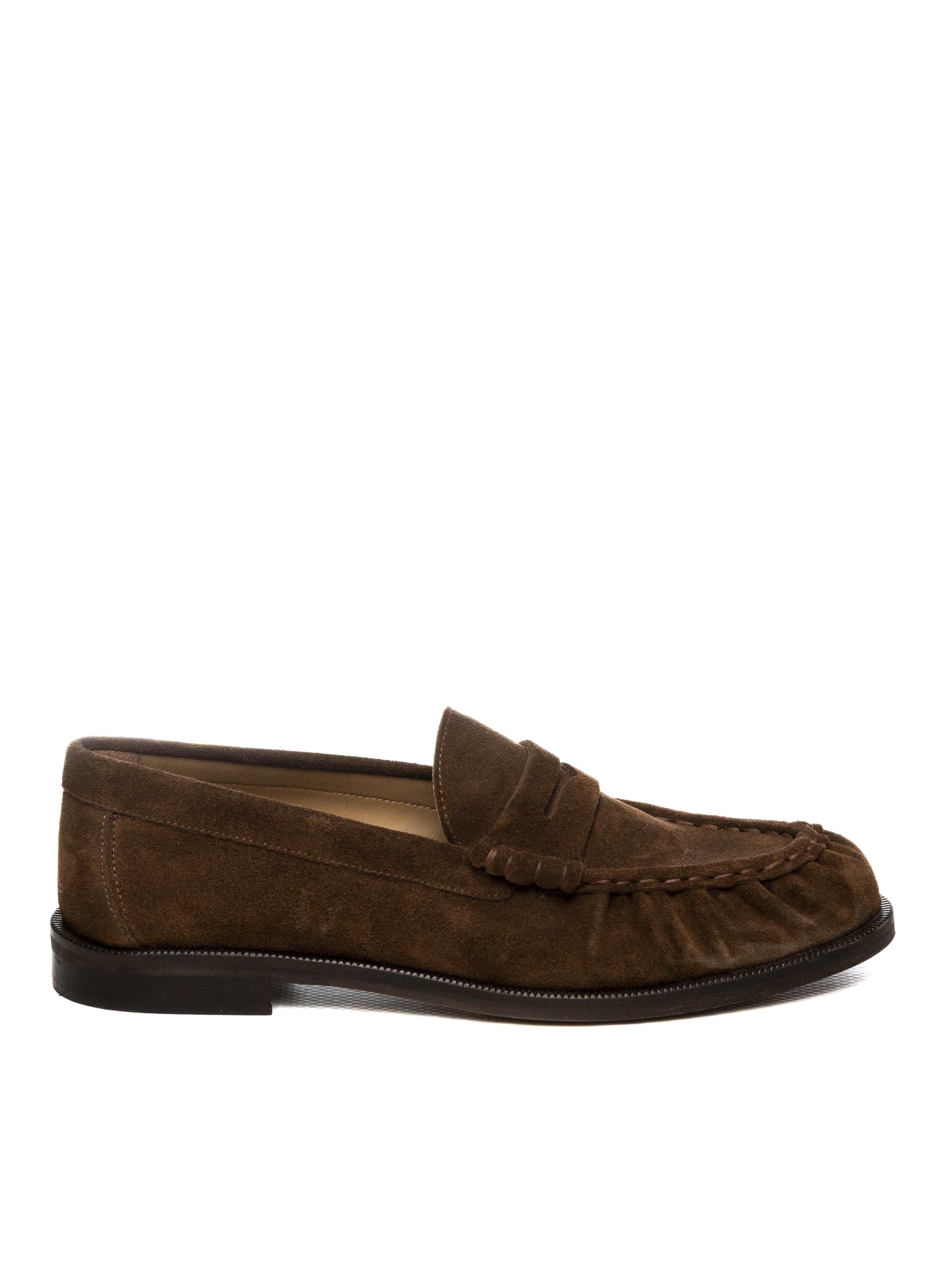 GISEL MOIRE Mocassino camoscio moro MADD CAM-CIOCCOLATO 