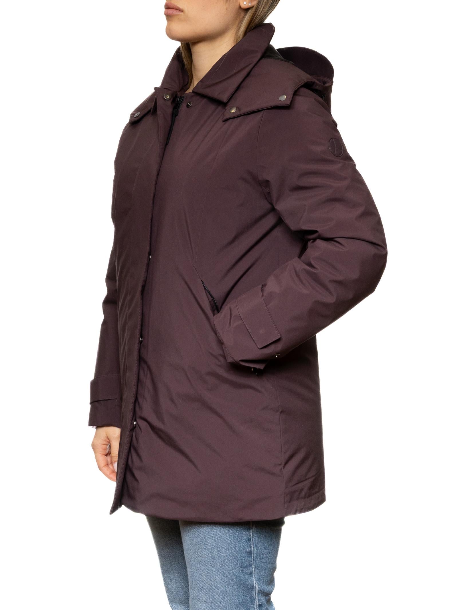 PEOPLE OF SHIBUYA parka fumiko bordeaux FUMIKO PM773-490 
