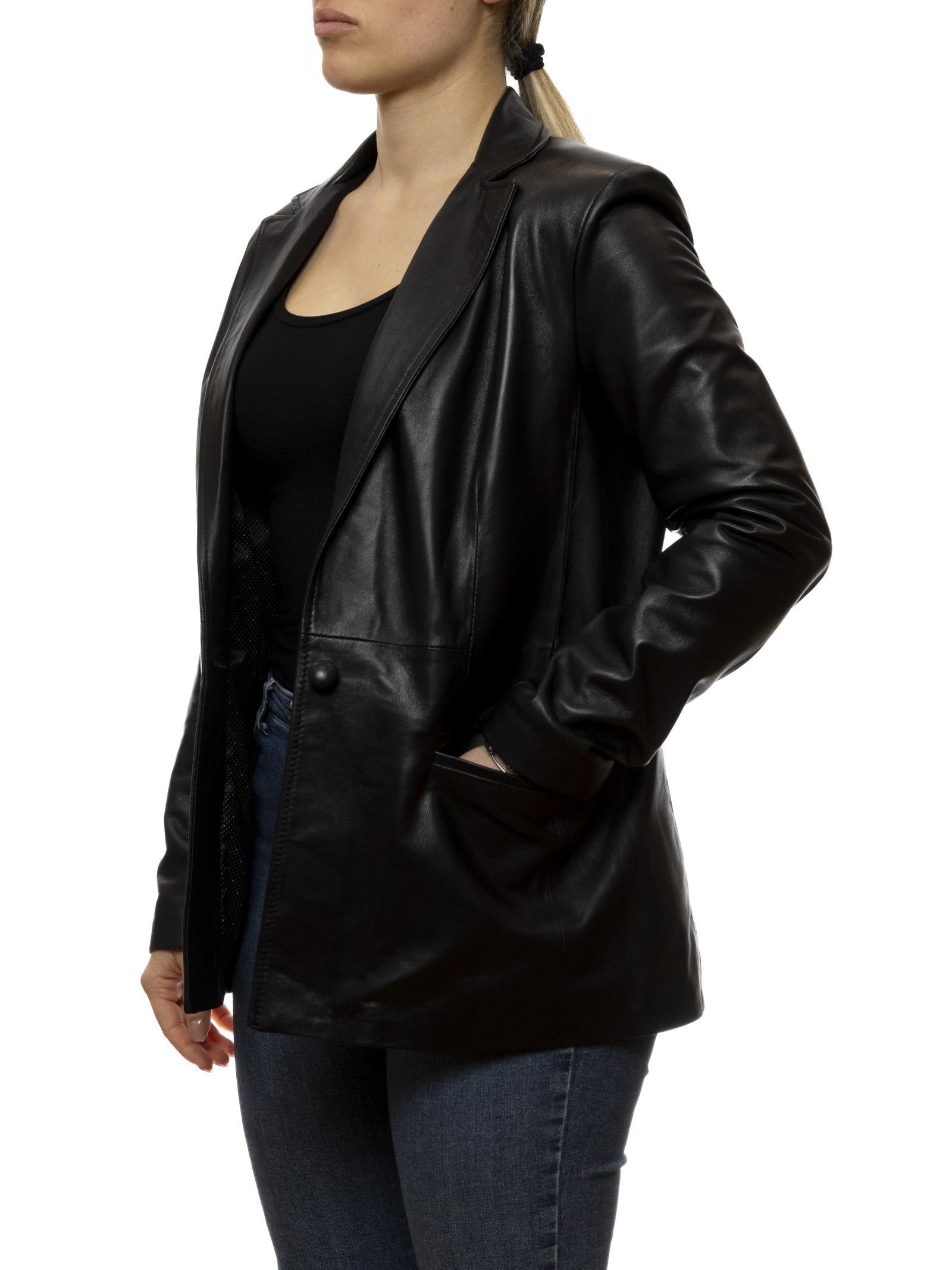 PK BY PASKAL blazer nappa nero 126 NAPPA-NERO 