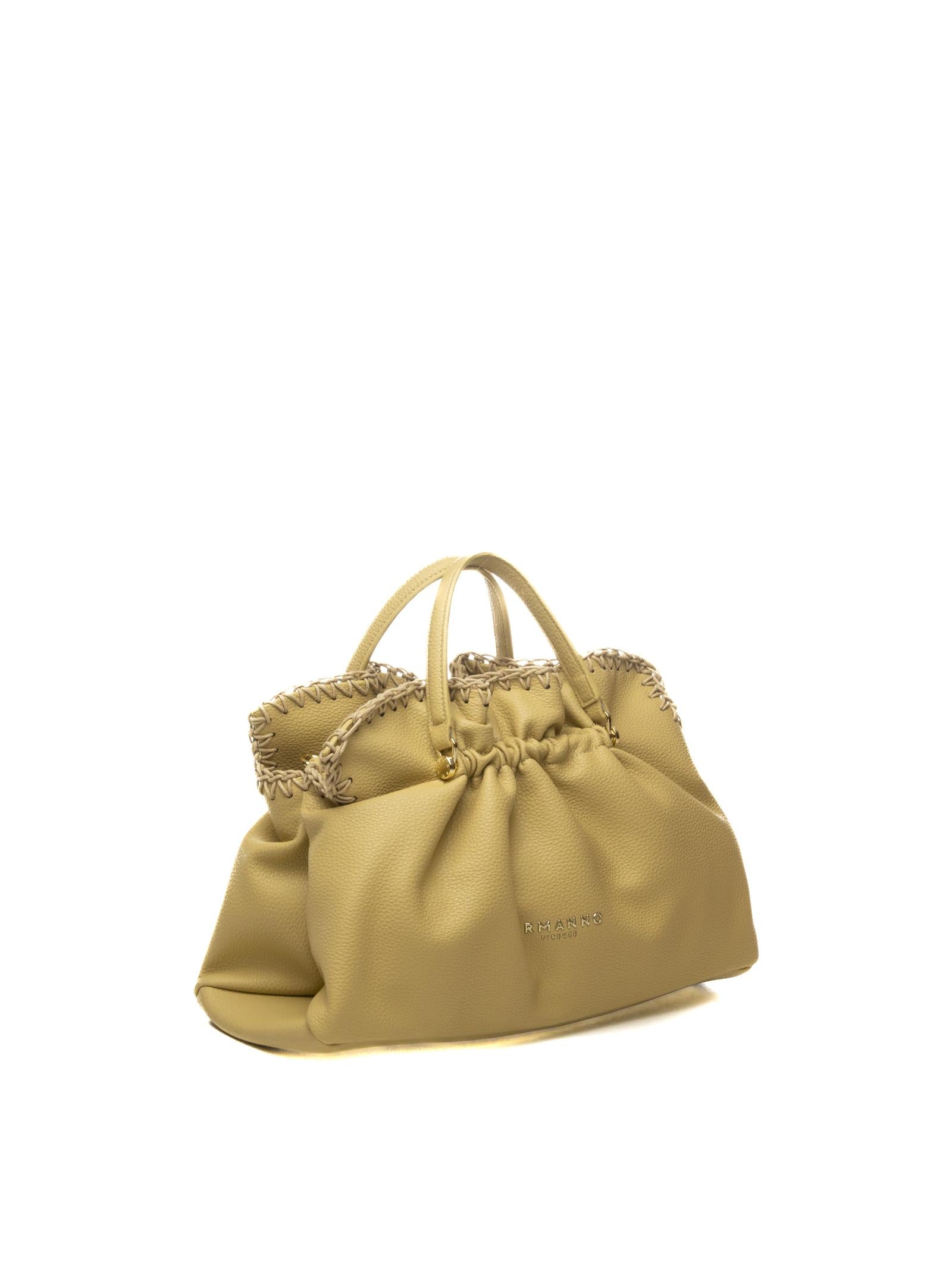 ERMANNO SCERVINO borsa a mano octavia gialla 2131 OCTAVIA-323 