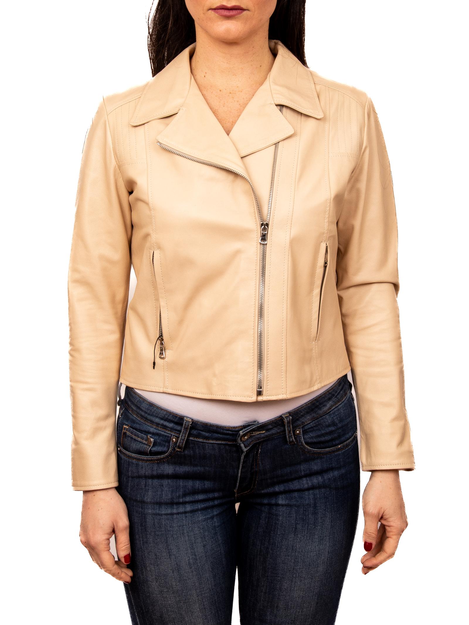 PK BY PASKAL Chiodo 073 crema 073 NAPPA COL-CREMA 