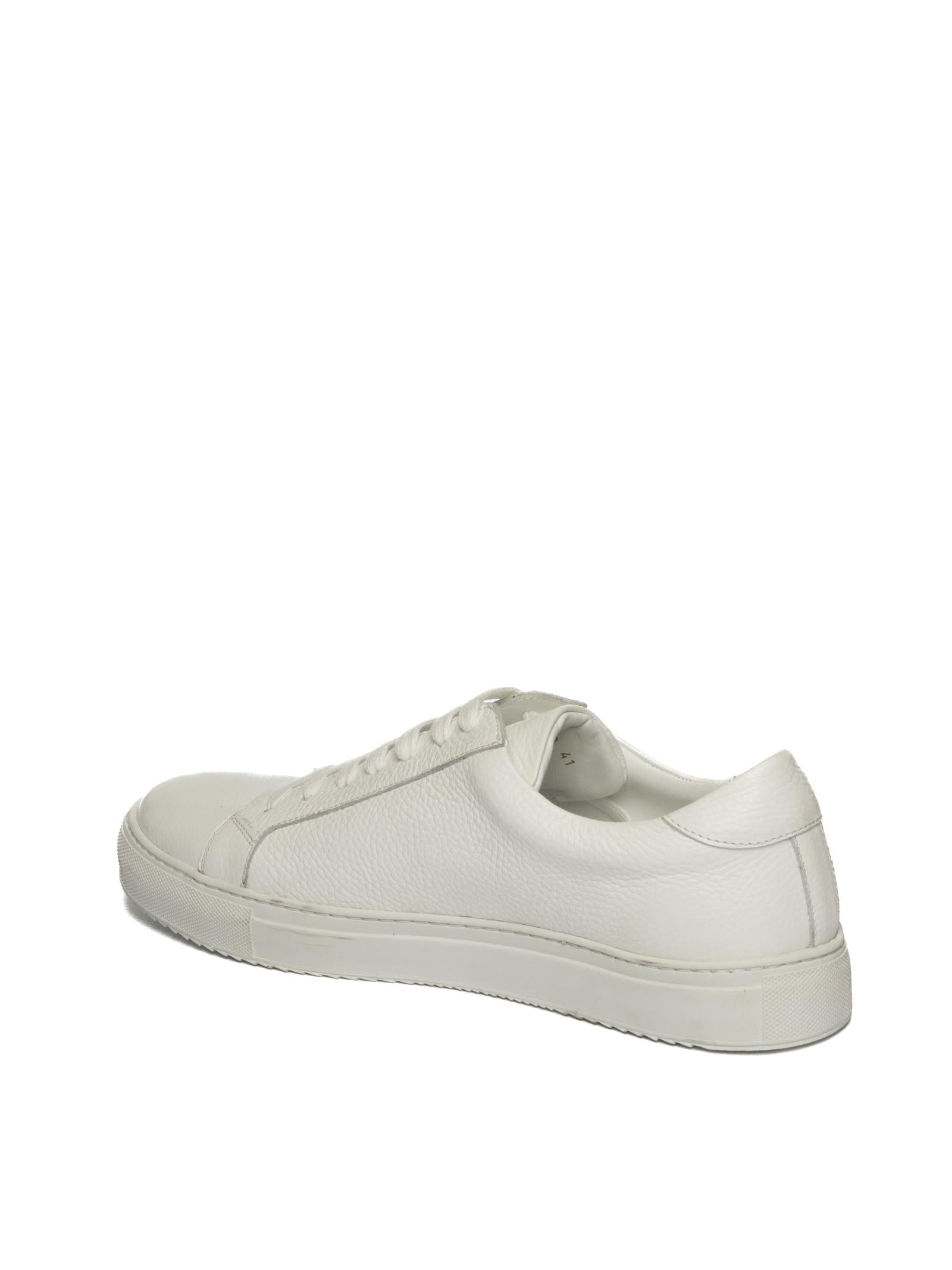 JEROLD WILTON Sneaker pelle bianco 1013 CUIR-BIANCO 