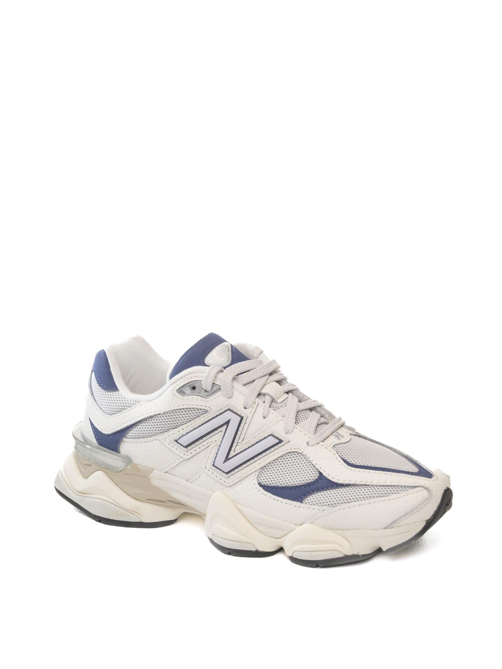 NEW BALANCE Sneaker 9060 bianco/blu 9060AGB U MESH-WHT/BLU 