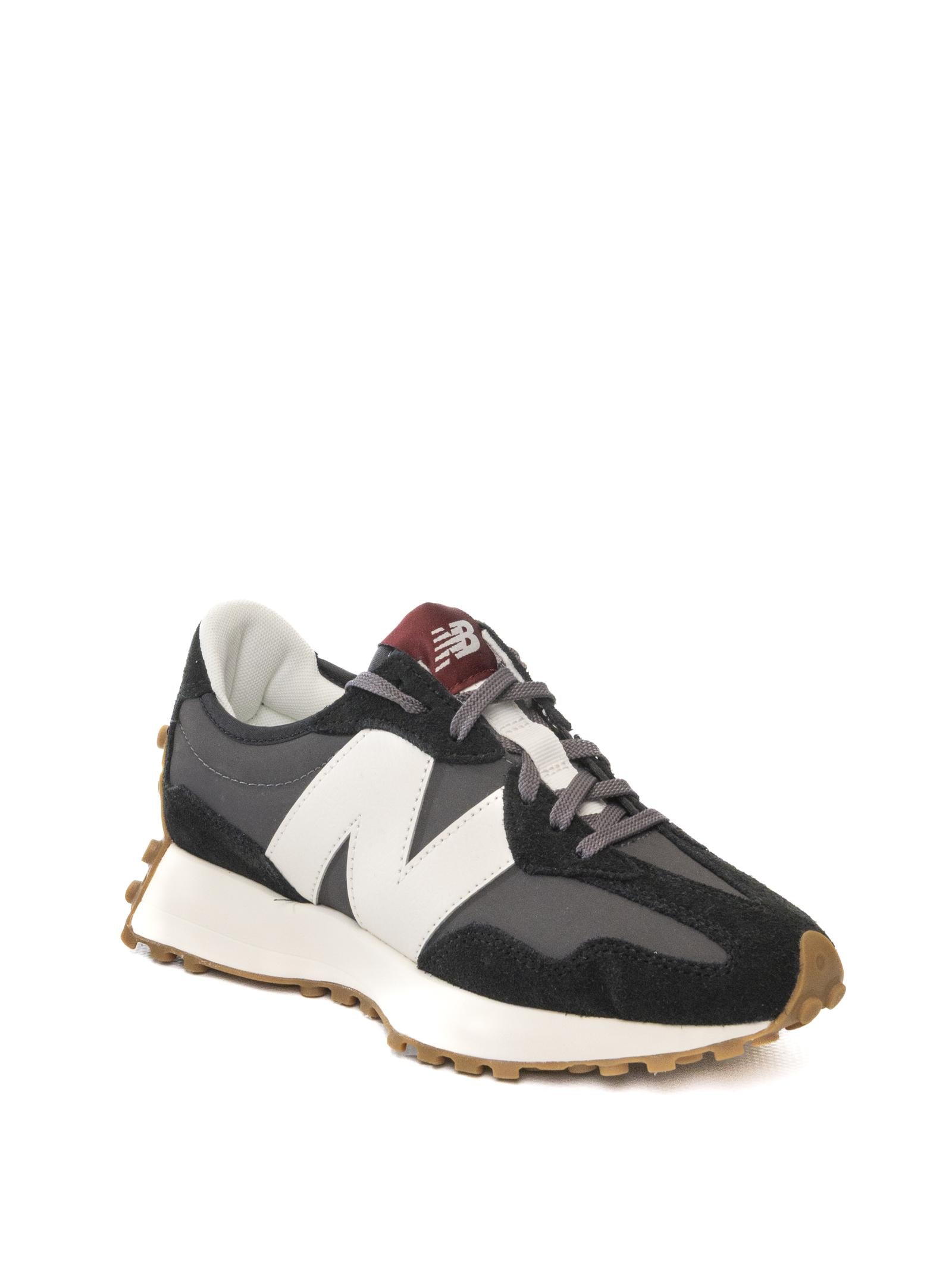 NEW BALANCE Sneaker 327 nero/bianco 327KC D MESH-BLK/WHT 