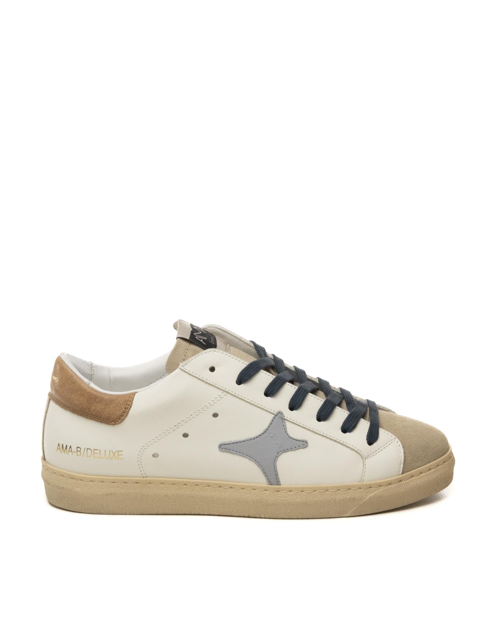 AMA BRAND DELUXE Sneaker snk bianco/taupe SNK 4516-BIA/TAUPE 