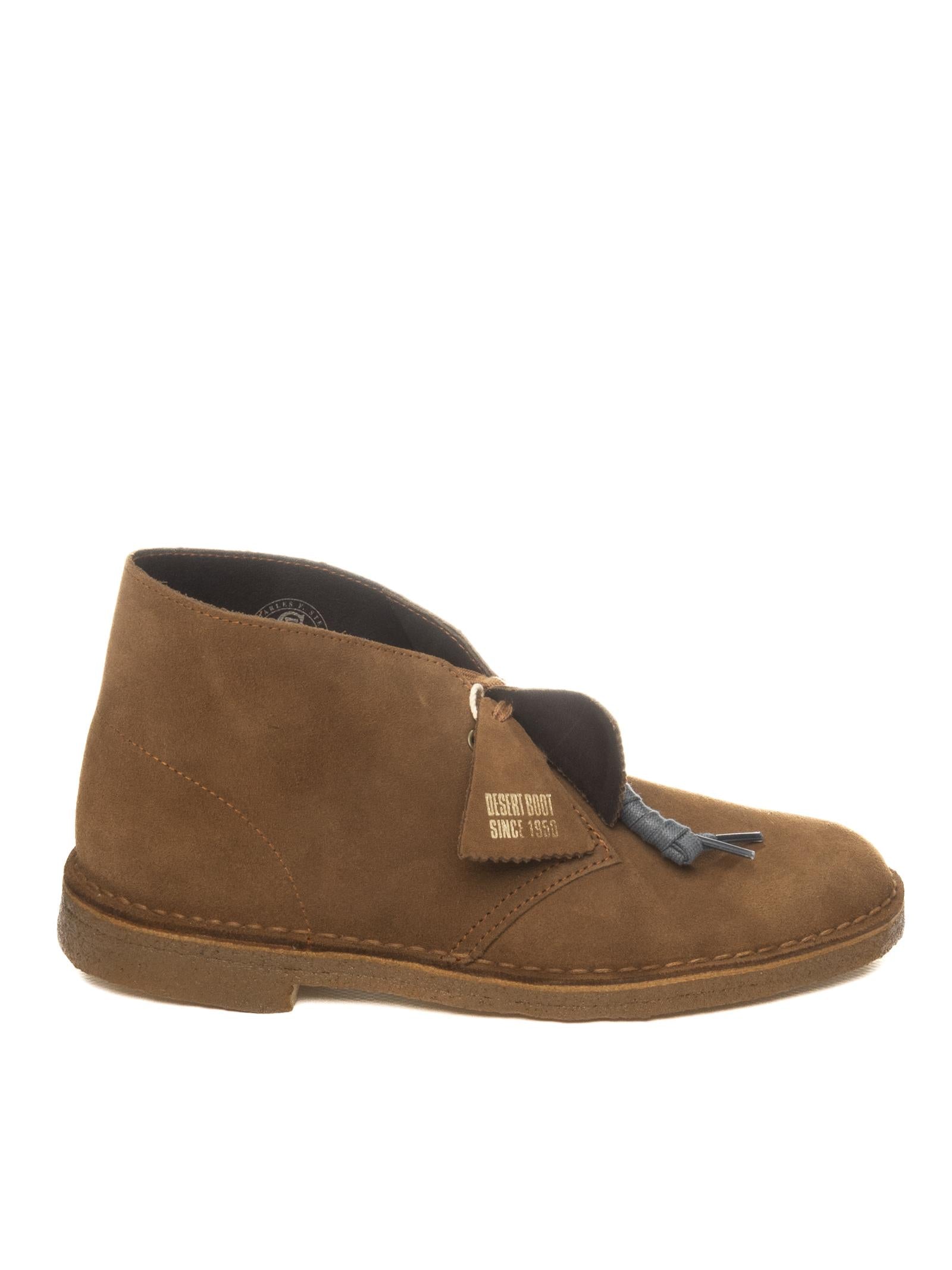 CLARKS ORIGINAL Polacchino desert boot cuoio DESERT-BOOT CAM-COLA 