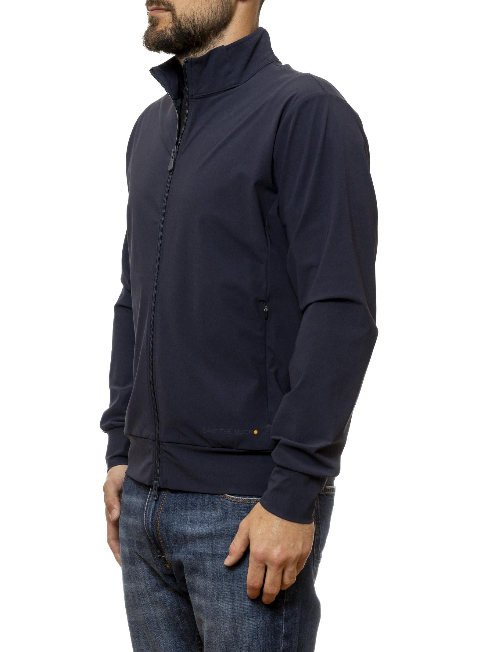 SAVE THE DUCK giubbino myi zipup blu DF1643M FYI ZIPUP-90000 