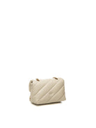 PINKO borsa a spalla love puff mini bianco/oro 100039-A0F2 LOVE PUFF MINI-Z14Q 