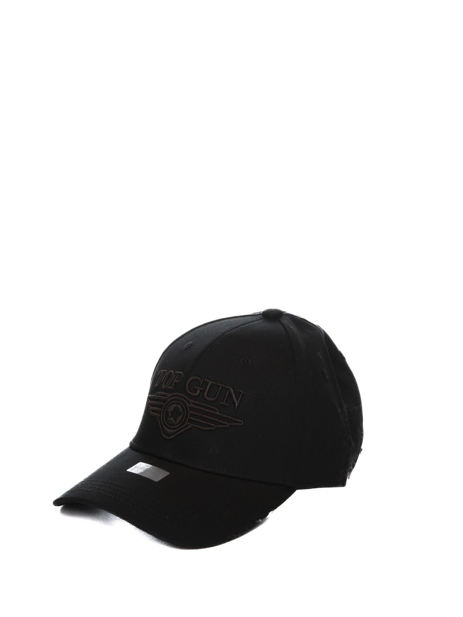 TOP GUN cappello logo nero TGH2206 TESS-BLK/BLK 