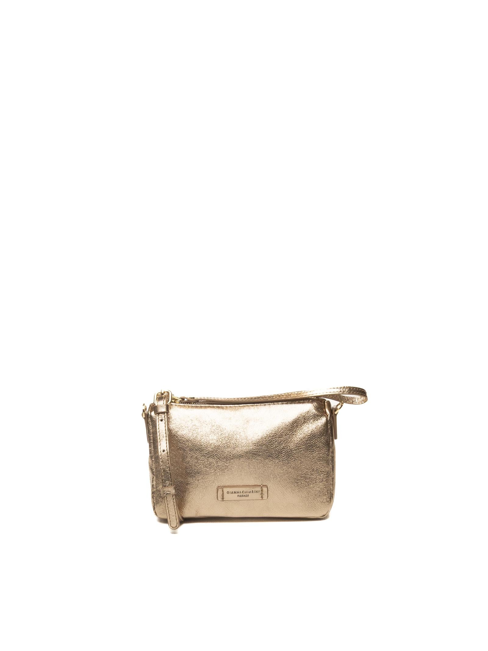 GIANNI CHIARINI borsa mini nora pouch platino 10224 NORA POUCH-6083 