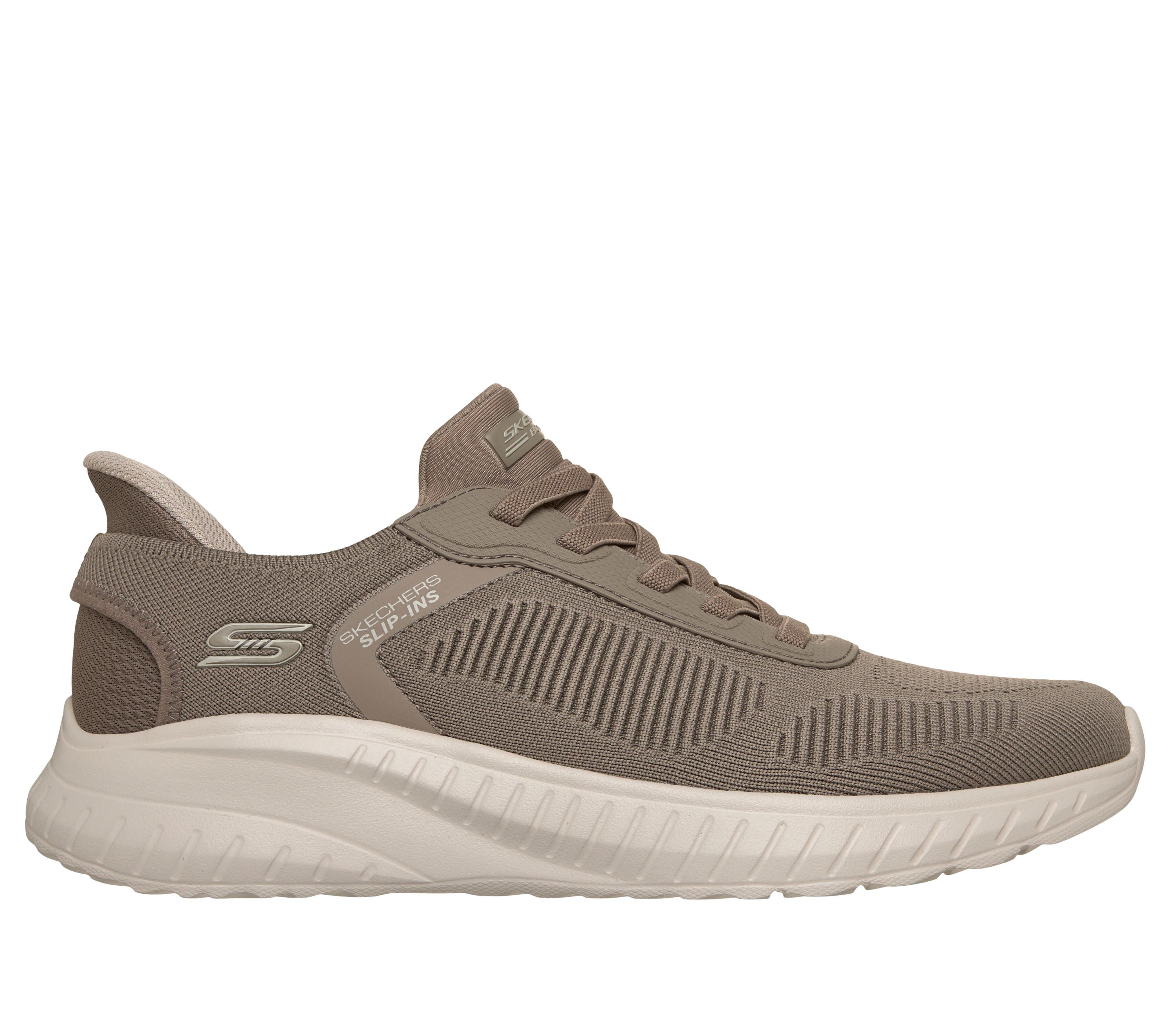 SKECHERS Sneaker bob squad slip ins taupe 118312 BOB SQUAD CHAOS-DKTP 