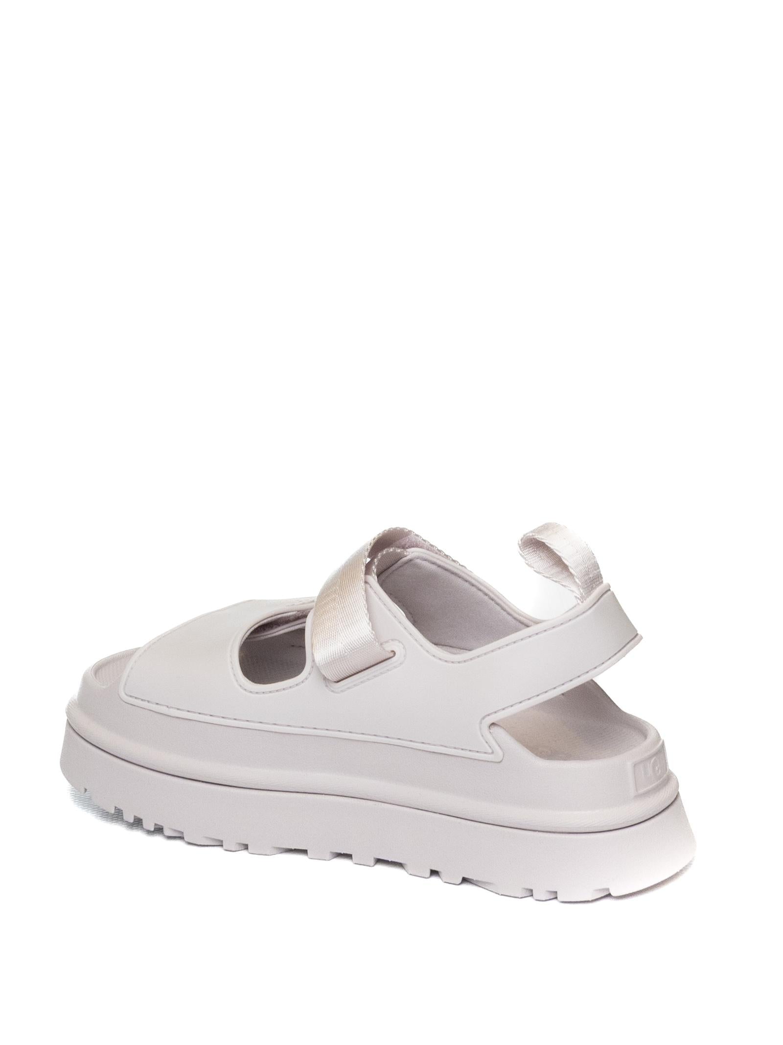 UGG sandalo golden glow bianco GOLDENGLOW PELLE-BYF 