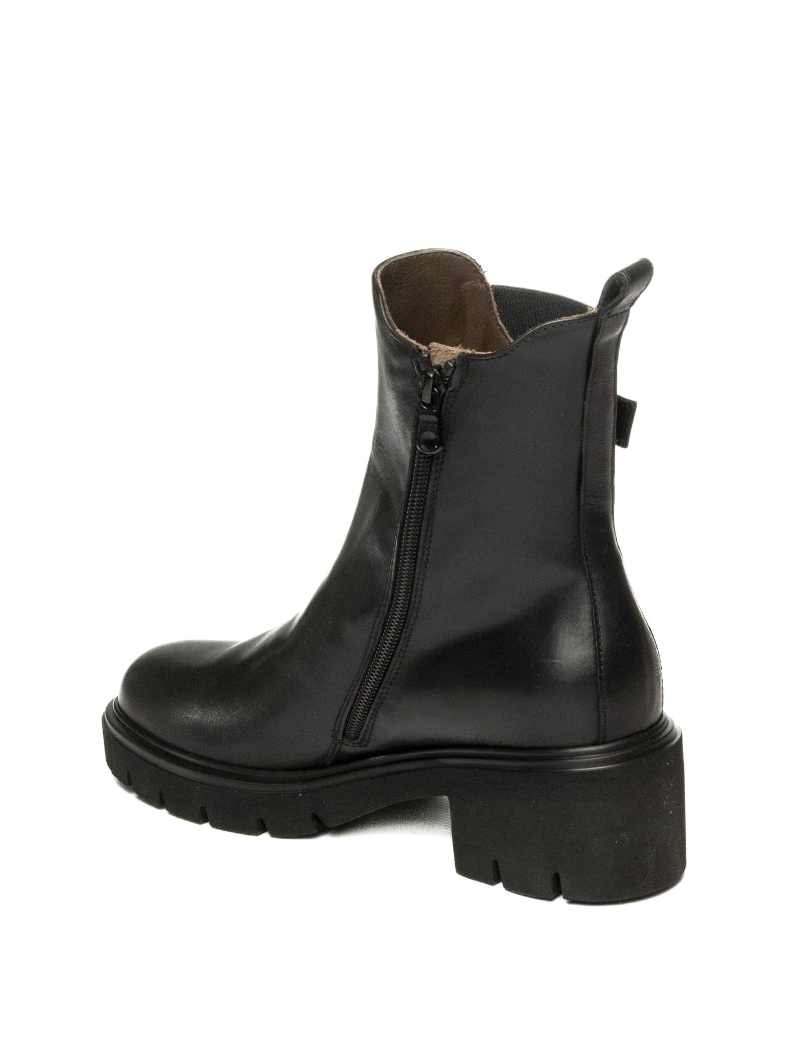 NERO GIARDINI Tronchetto pelle nero 514814 SAGAR-NERO 