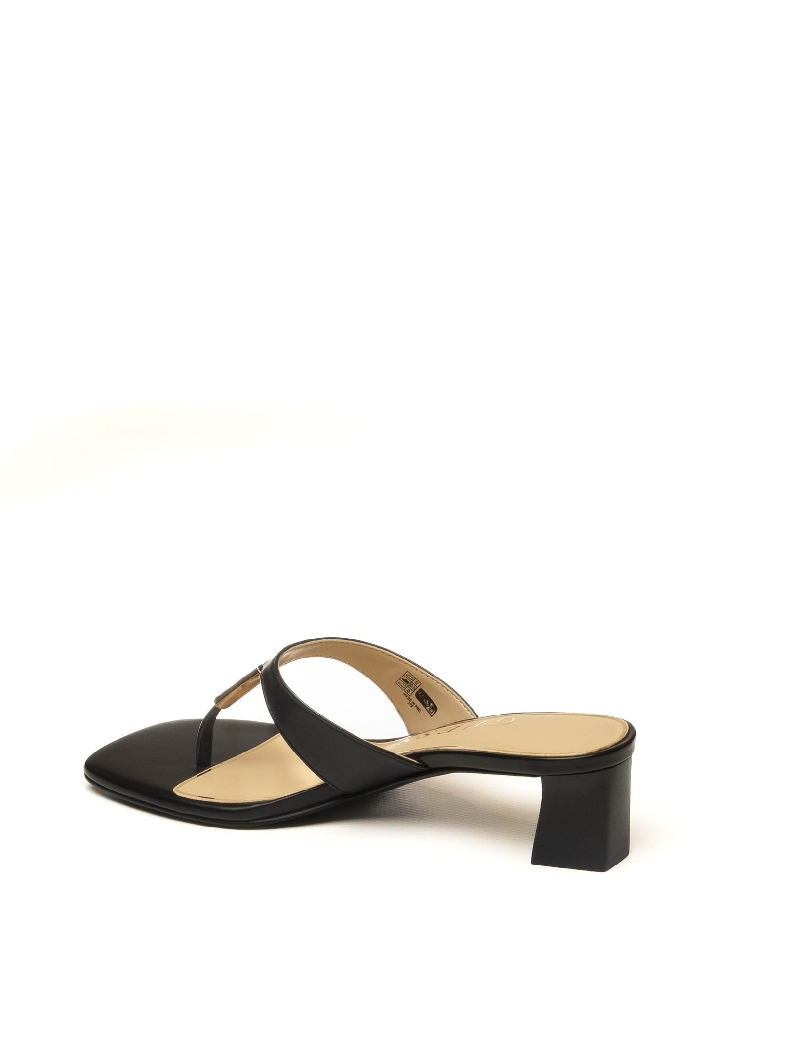 GUESS Sandalo yaiza nero FLJYZA LEA03 YAIZA-BLK 