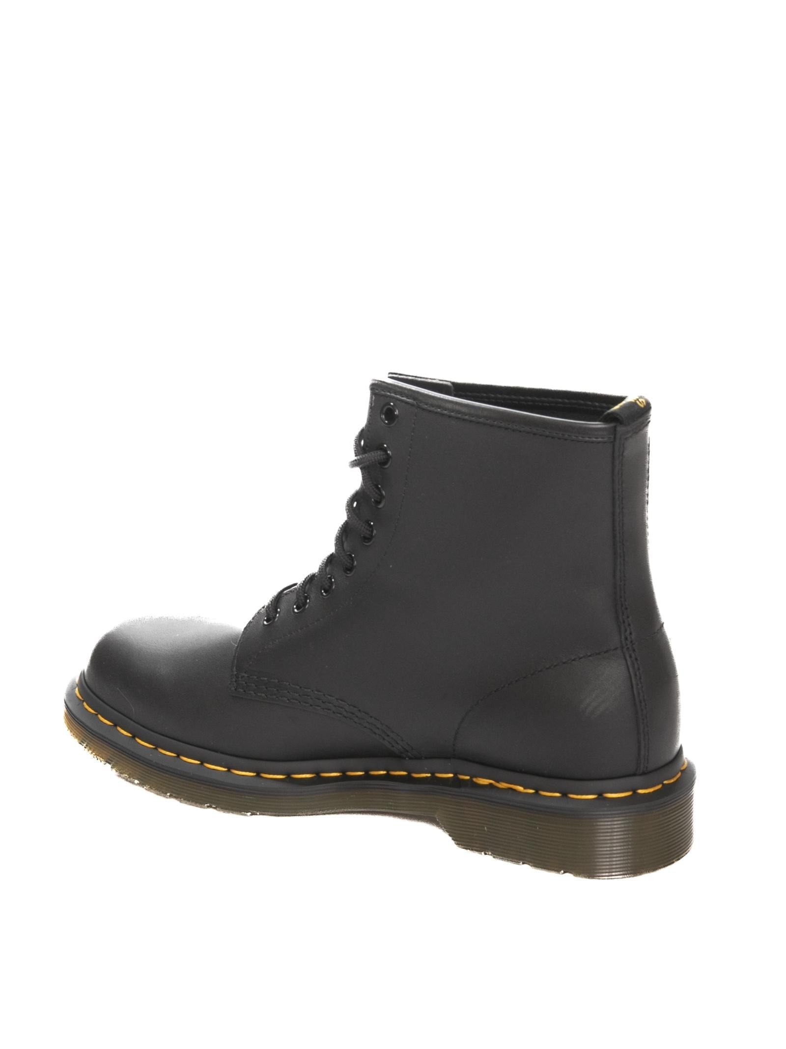DR. MARTENS Anfibio 1460 greasy nero 1460U GREASY-BLACK 