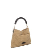 DI LORENZO borsa a spalla fiorellino beige FIORELLINO CAMOSCIO-BEIGE 