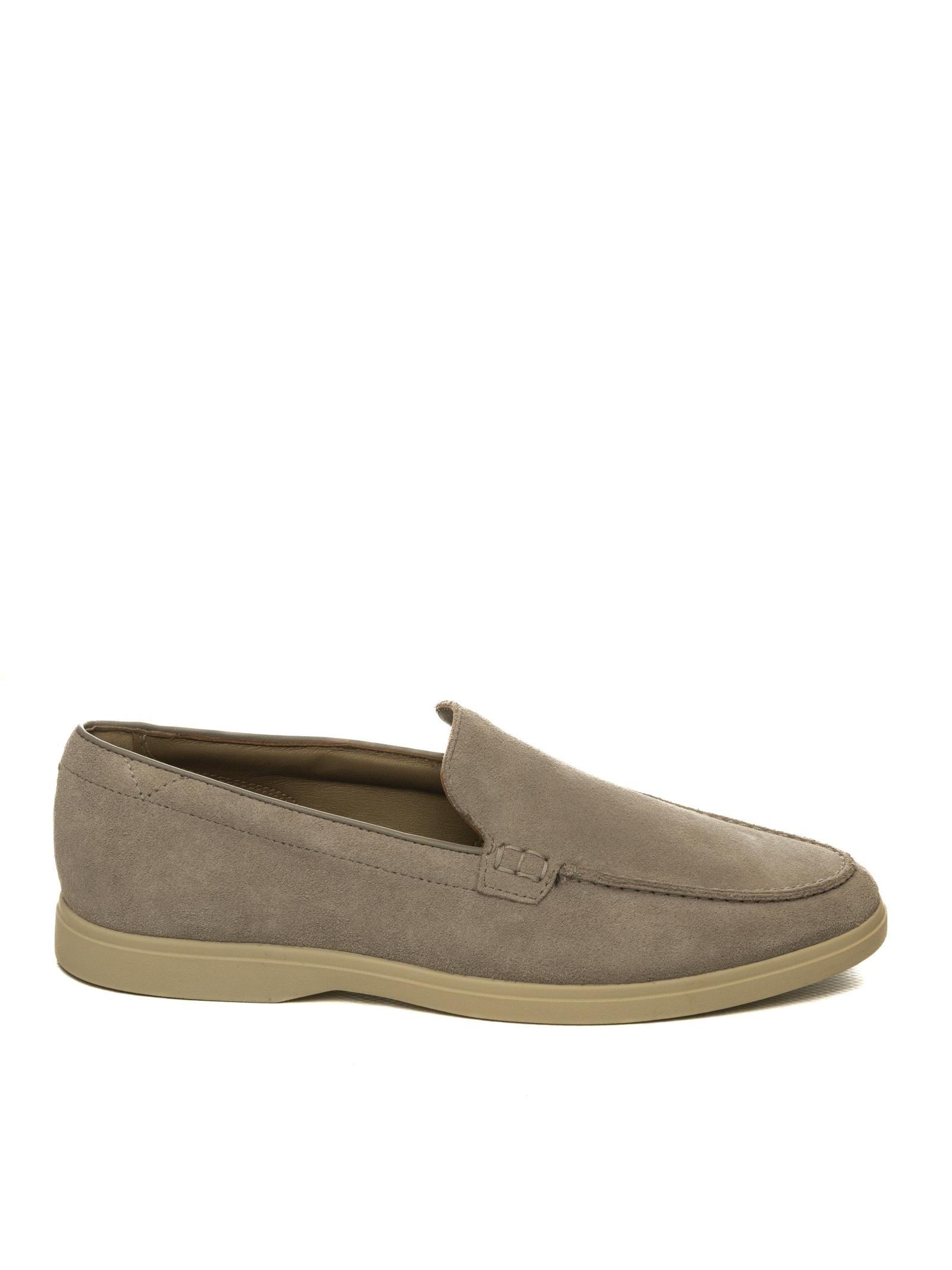 CLARKS ENGLAND Mocassino torford camoscio grigio TORFORD EASY SUEDE-GRAY 