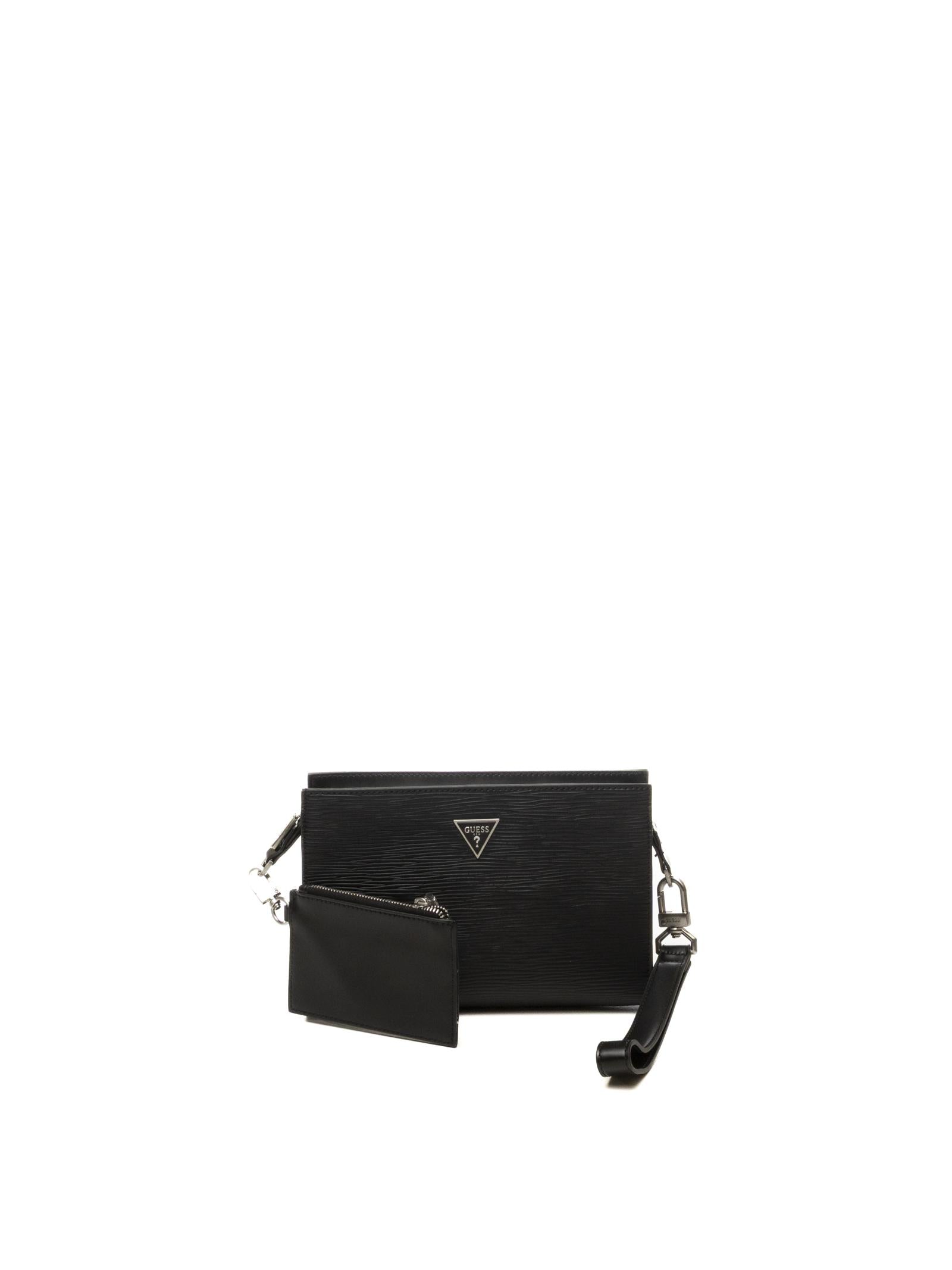 GUESS borsa a spalla milano nera HMMIPW P6257 MILANO-BLACK 