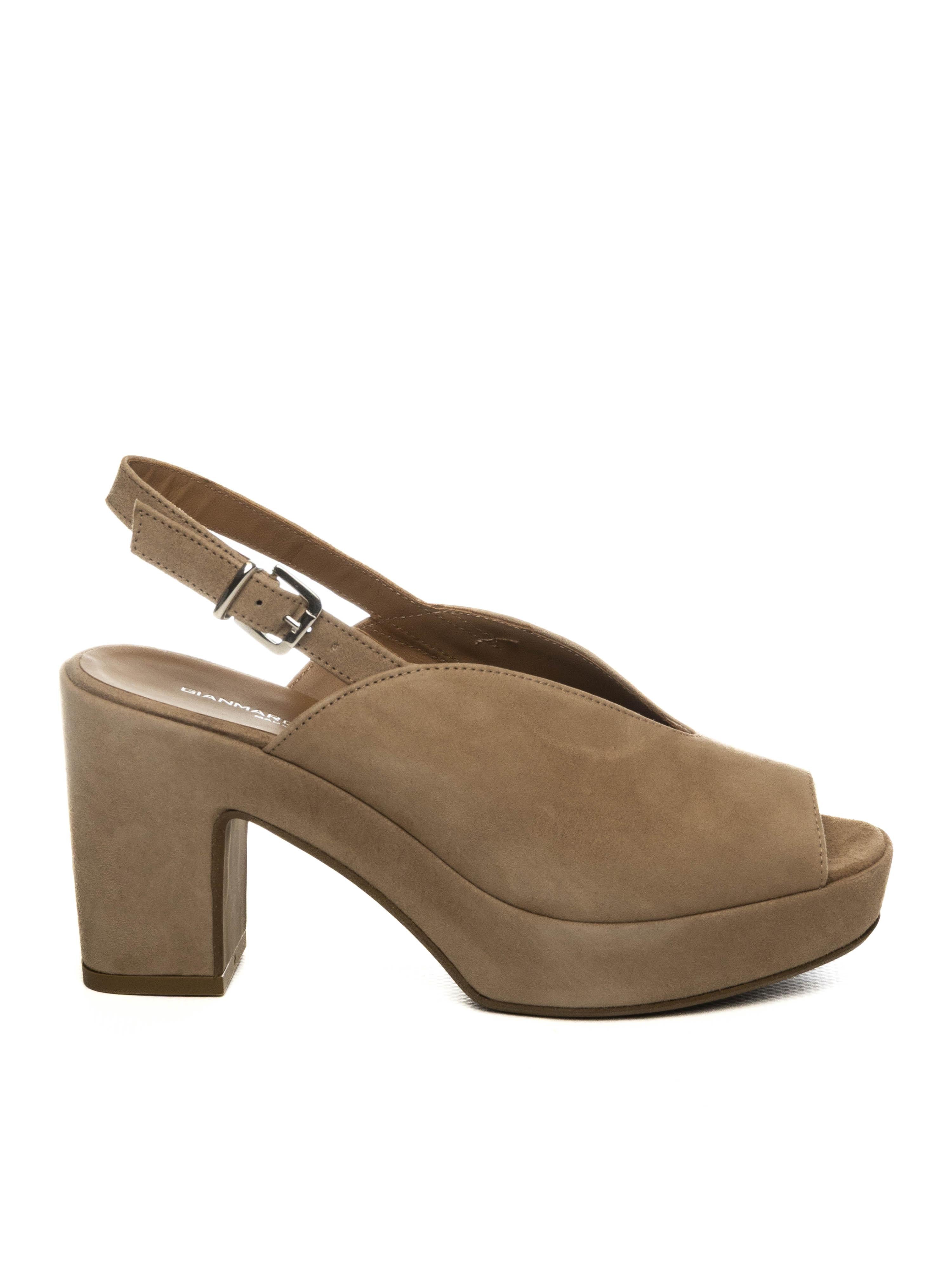 GIANMARCO SORELLI sandalo camoscio beige 1974 CAM-BEIGE 
