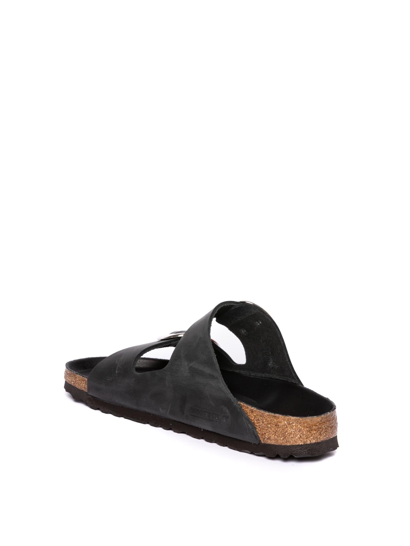 BIRKENSTOCK Sandalo arizona big buckle nero ARIZONA BIG BUCKLE 1011075-BLACK 