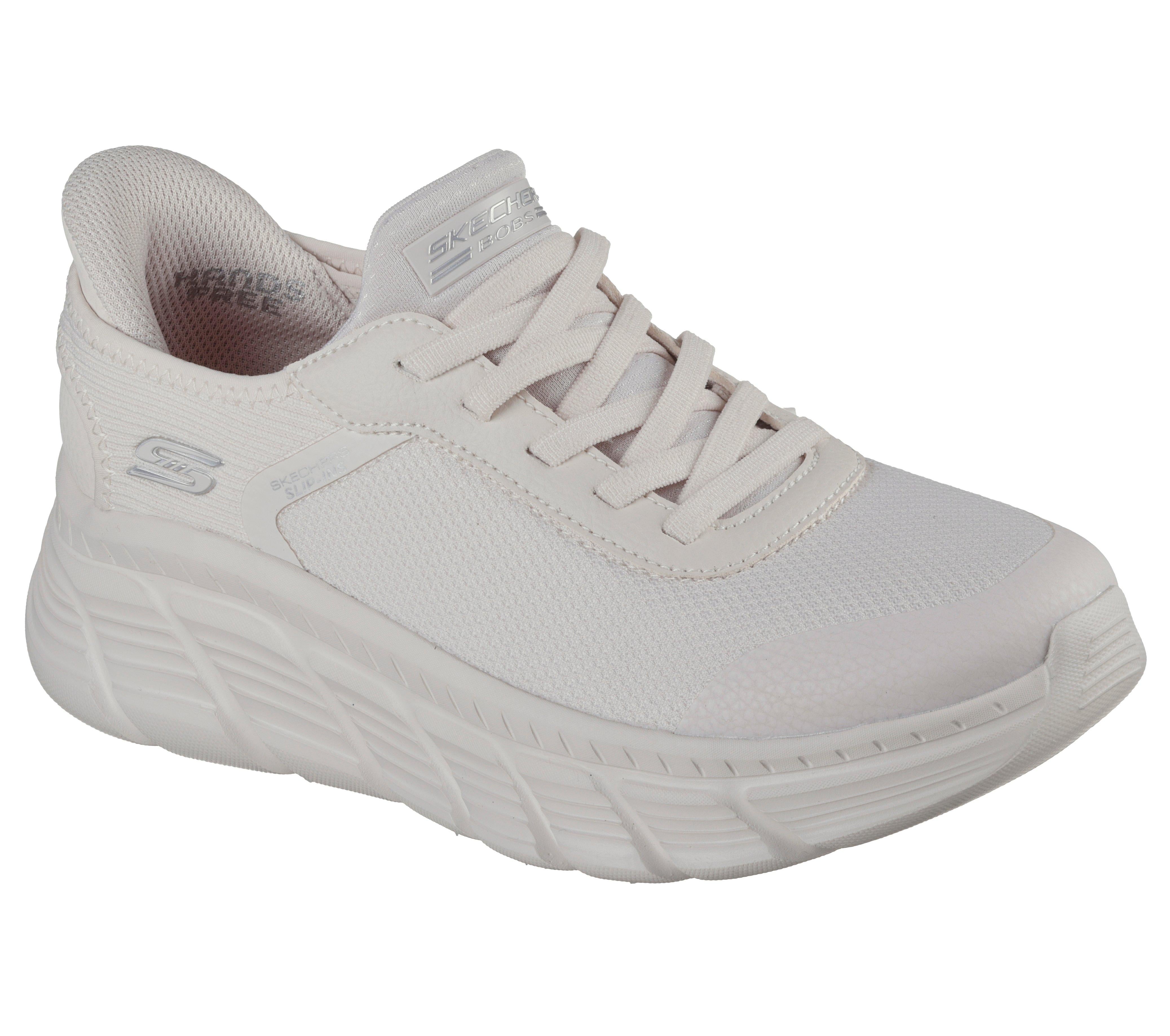 SKECHERS Sneaker bobs flex slip ins bianco 117391 BOBS B FLEX-WHT 