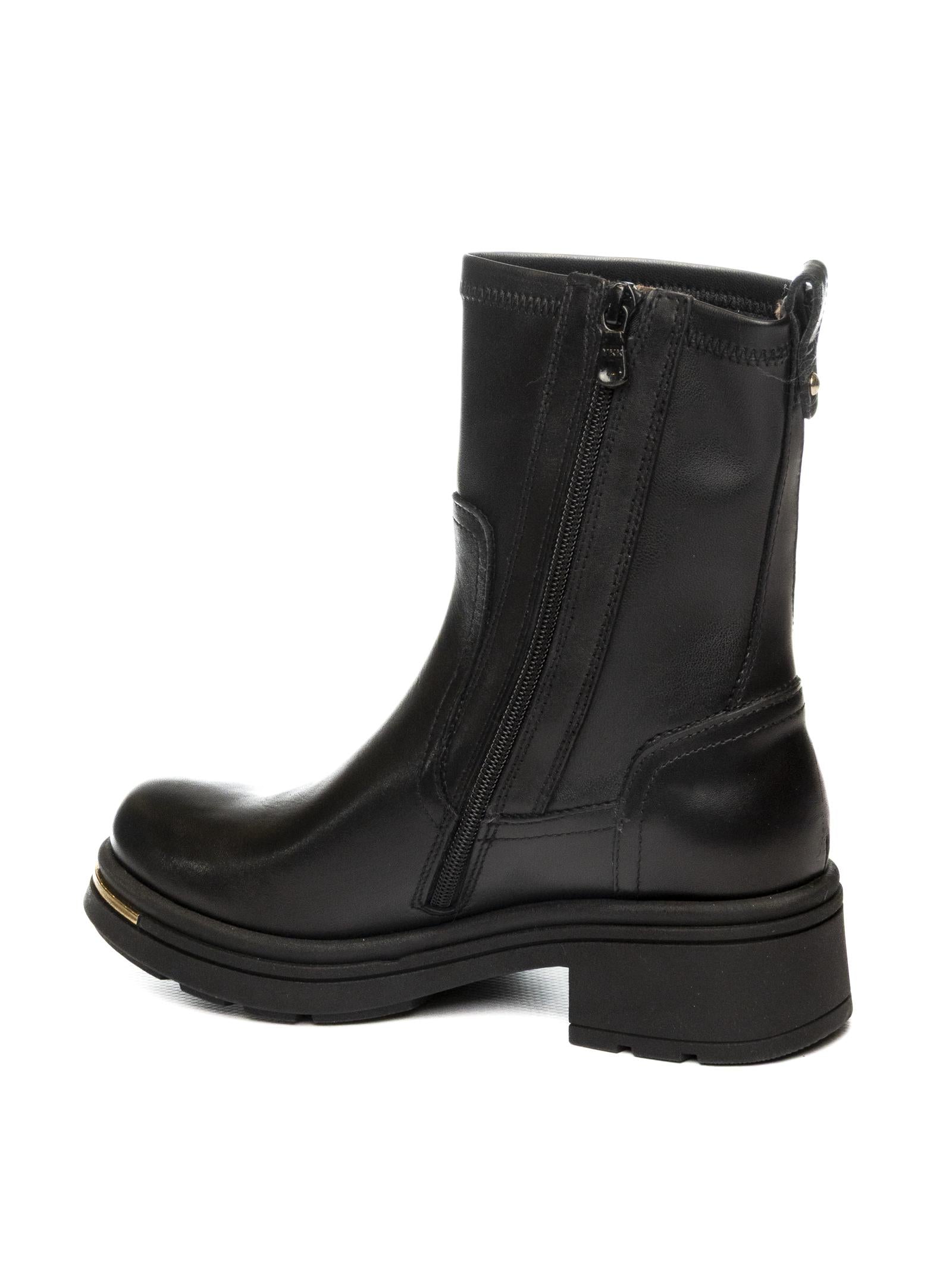 NERO GIARDINI Tronchetto pelle nero 514865 GUANTO-NERO 