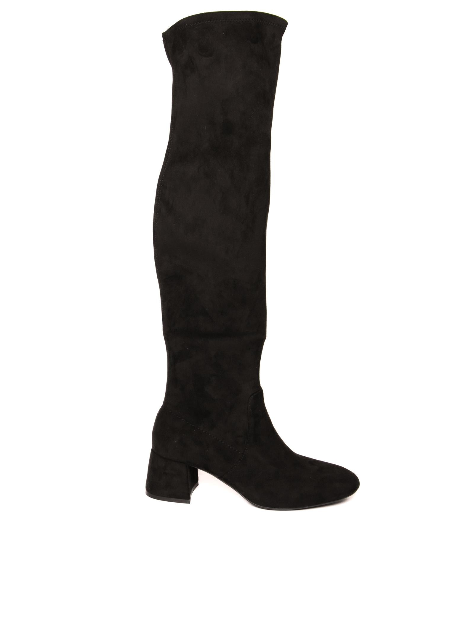 UMA PARKER NEW YORK stivale suede nero <BR/> 1070223 SUEDE-BLACK 