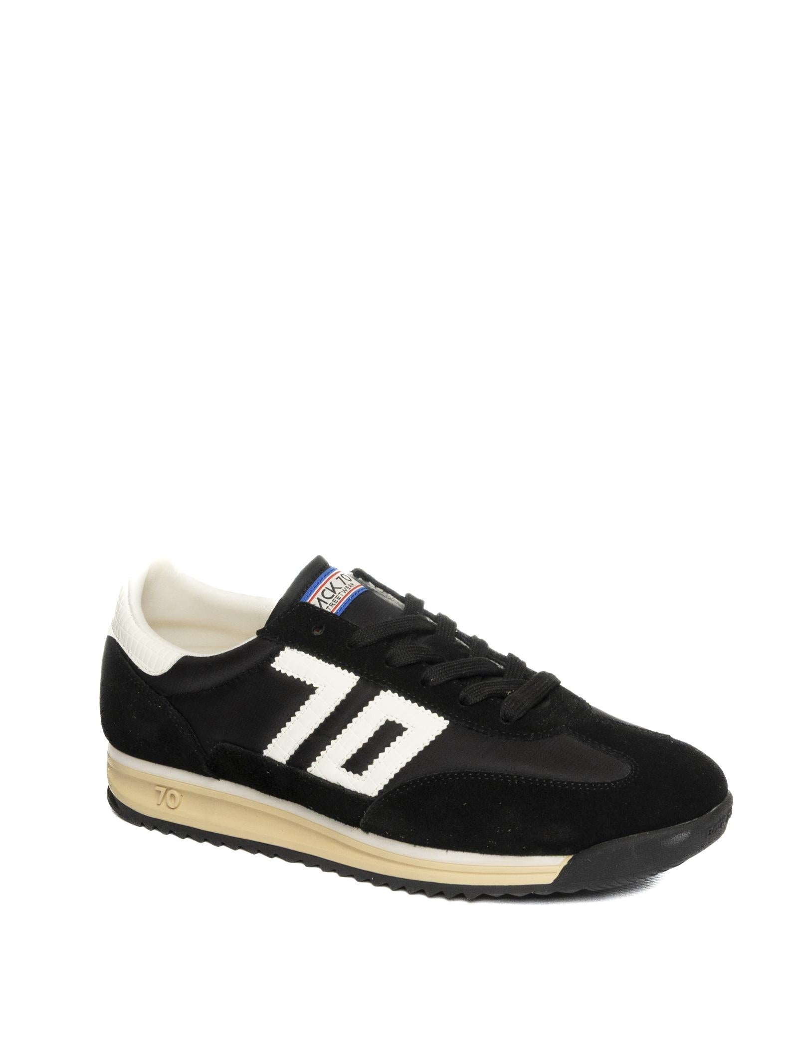 BACK 70 Sneaker jogger nero JOGGER U NYLON.FC35-BLACK 