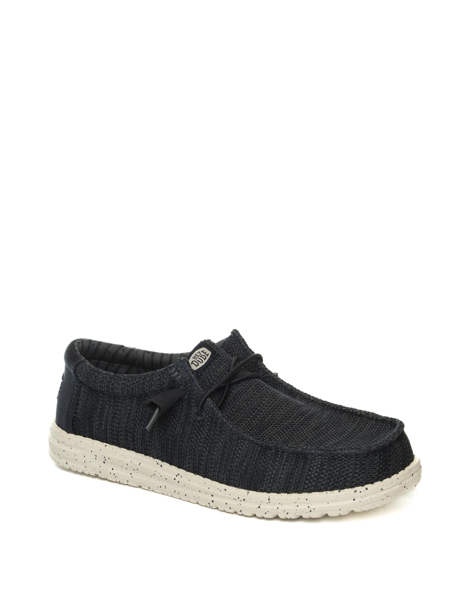 HEY DUDE Slip on wally stretch sox blu 41898 WALLY STRETCH SOX-410 