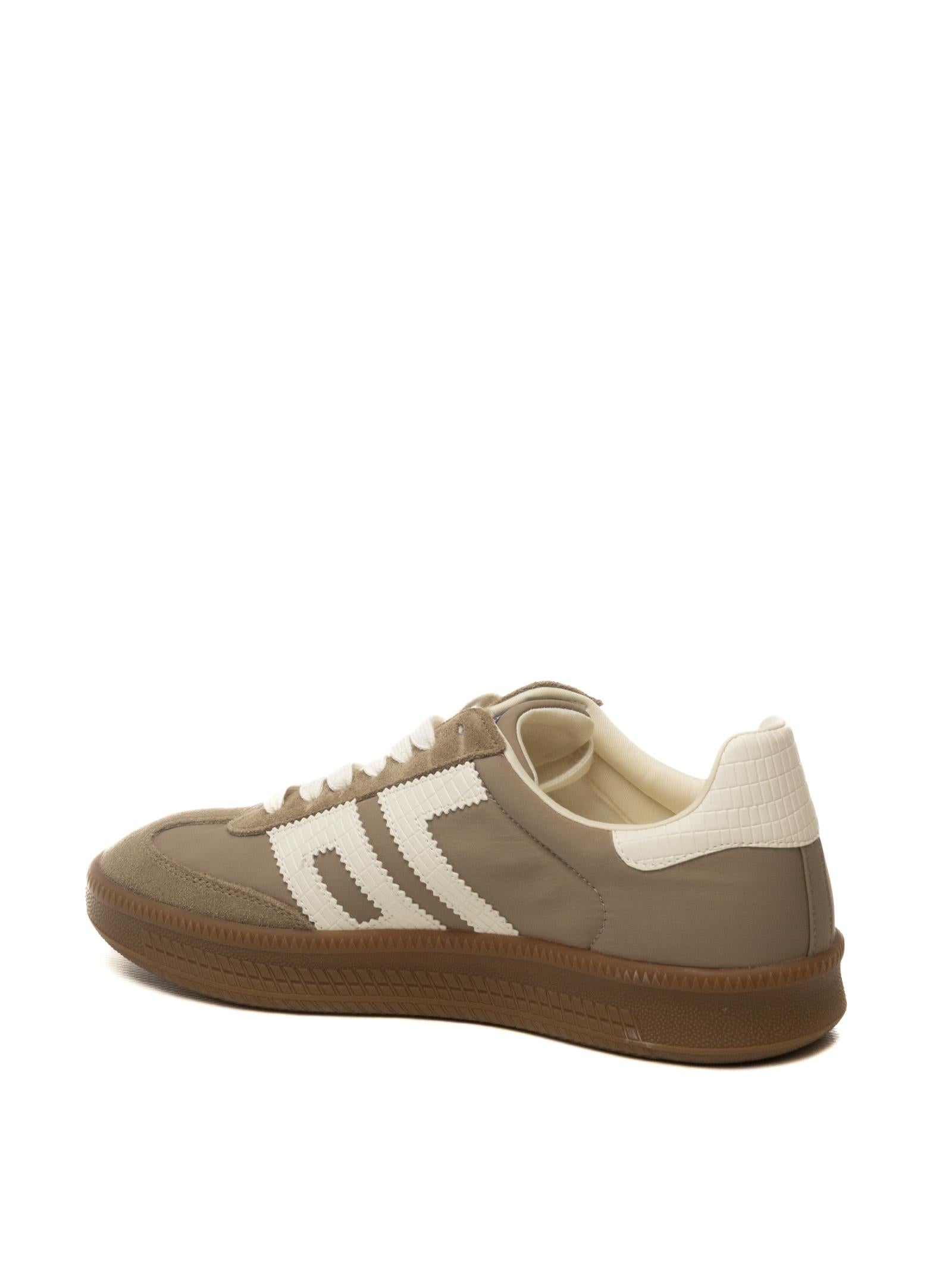BACK 70 Sneaker double nylon taupe DOUBLE V26-103 NYLON TAUPE 