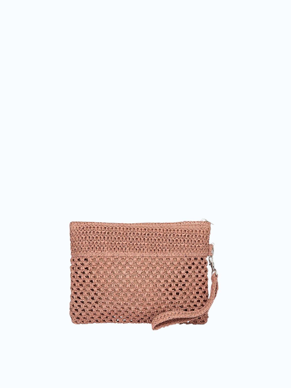ME FUI borsa rafia rosa SW0055LB RAFIA-PINK 