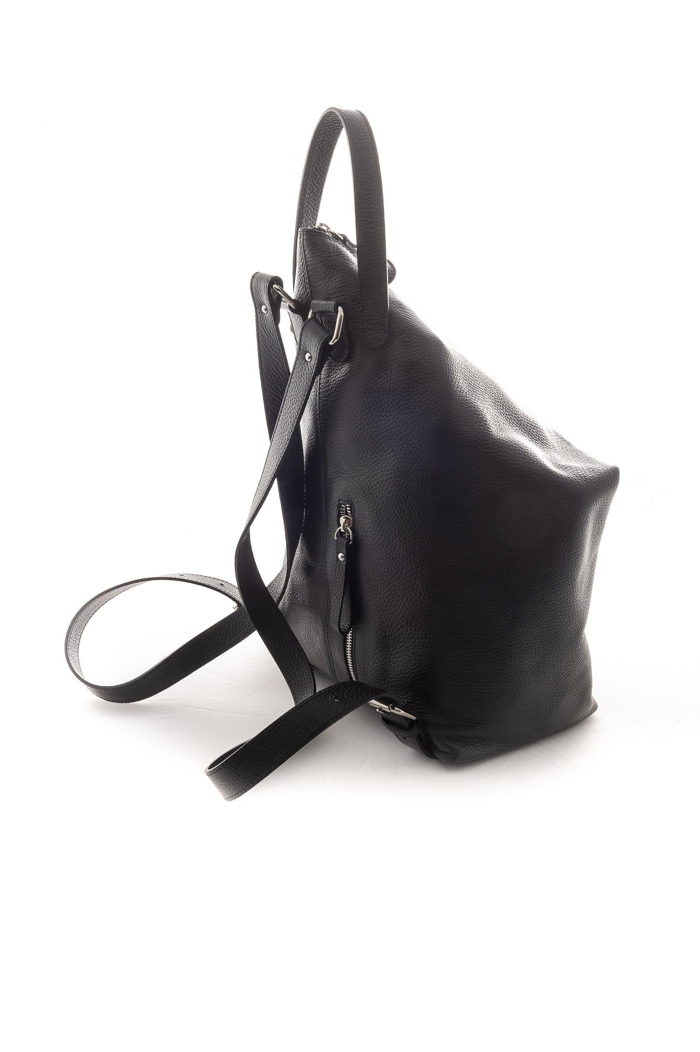 PK BY PASKAL zaino pelle nero ZAINO CERVO NERO 