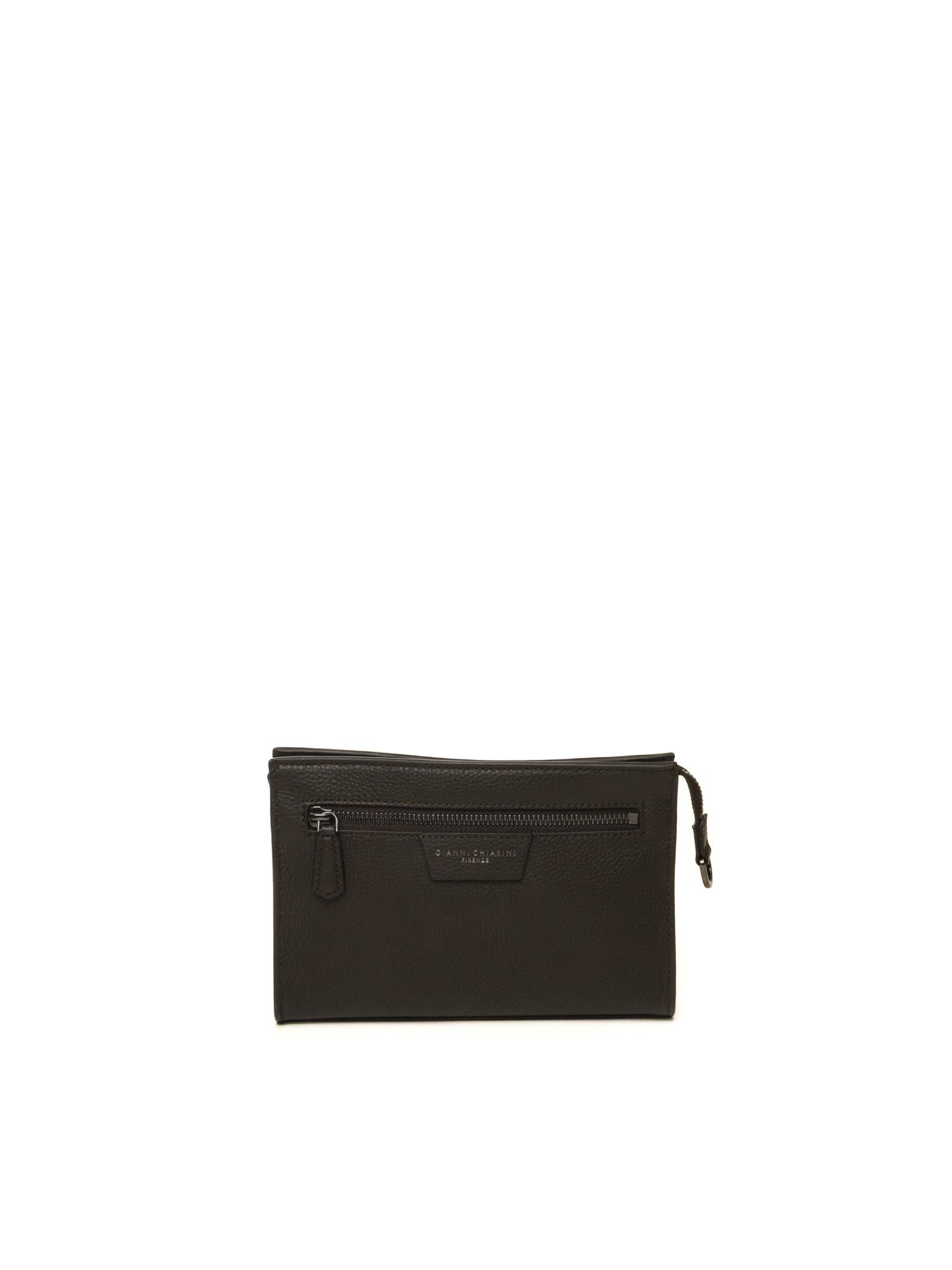 GIANNI CHIARINI borsa a a mamo pelle testa di moro 18290 GRNCRV-MORO 