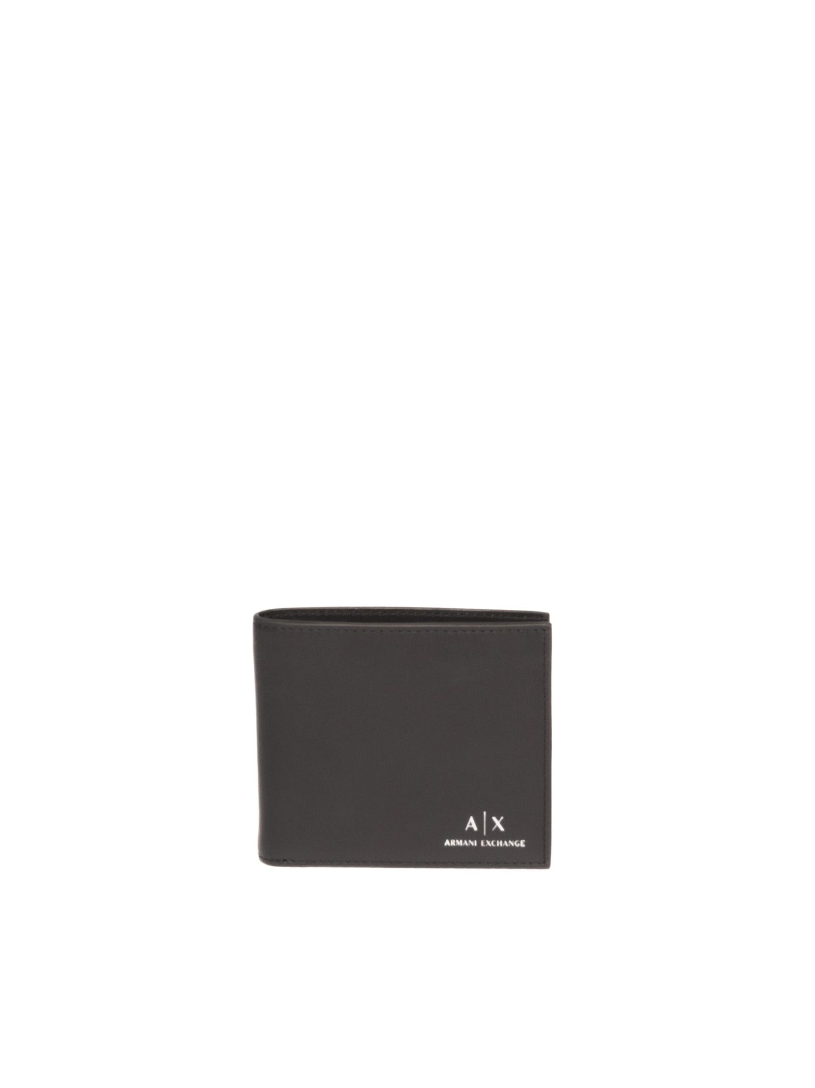 ARMANI EXCHANGE portafoglio logo nero 958097 CC845-00020 