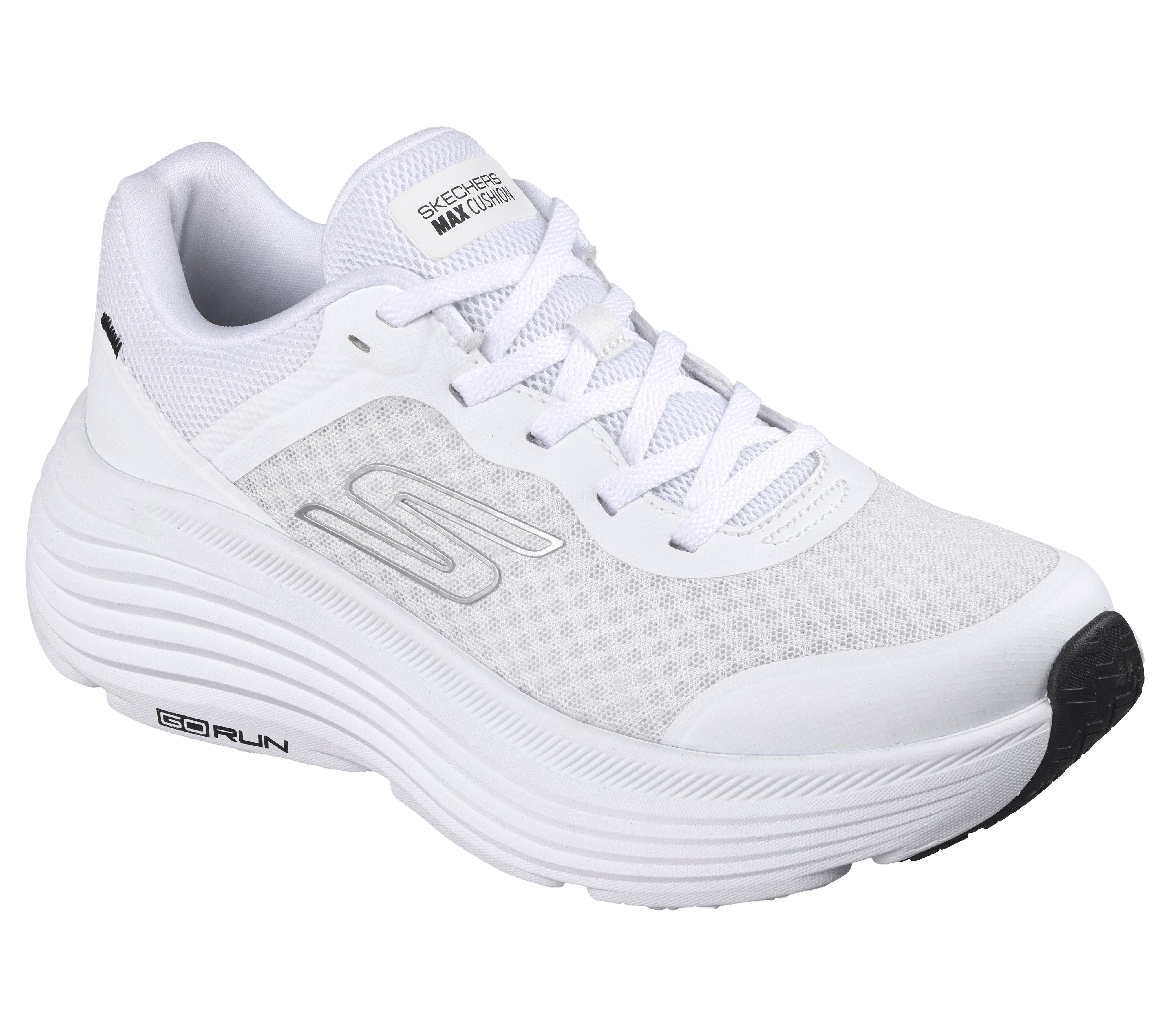 SKECHERS Sneaker max cushioninh bianco 129470 MAX CUSHIONING-WBK 