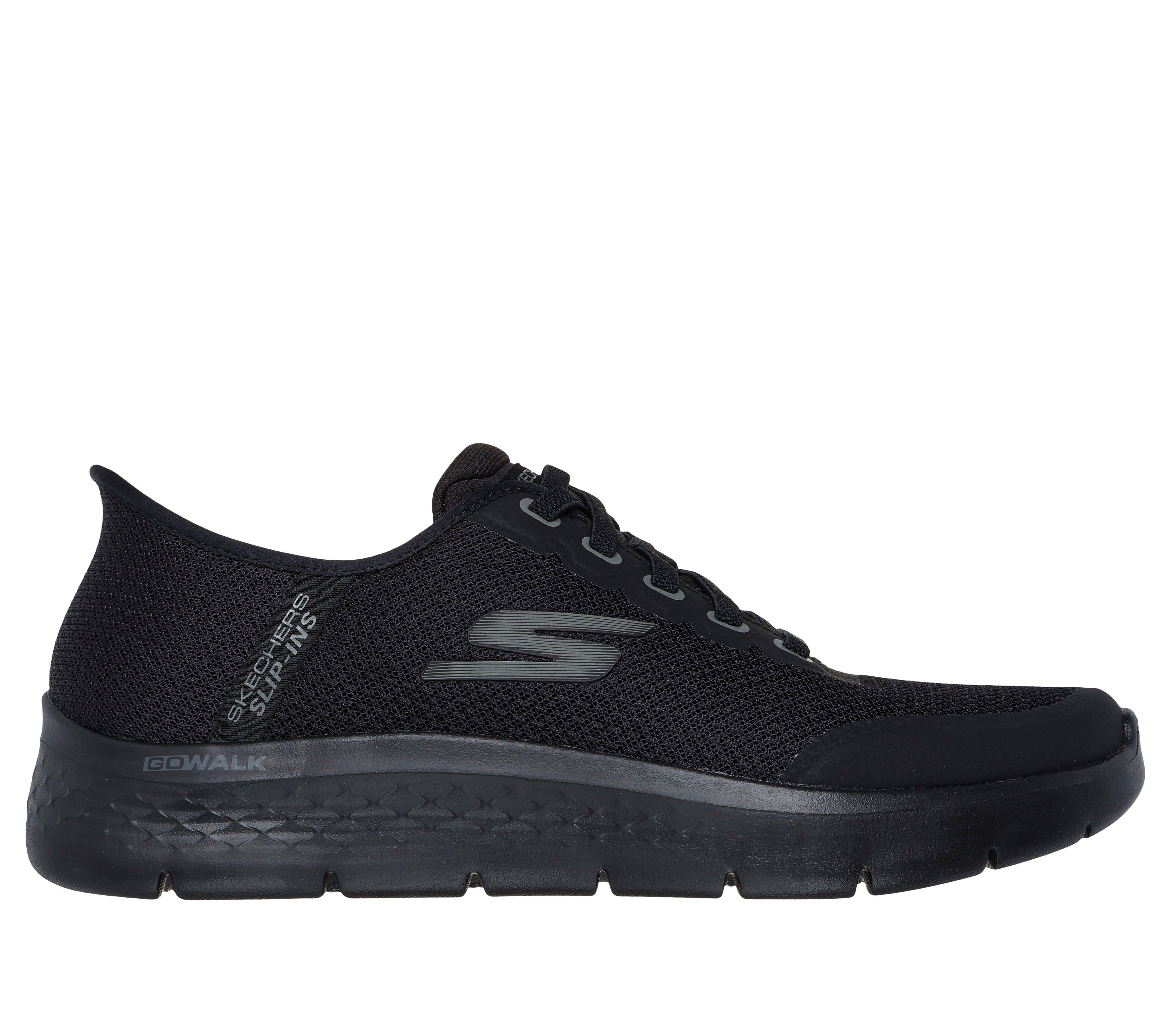 SKECHERS Slip on go walk flex slip ins nero 216332 GO WALK FLEX-BBK 