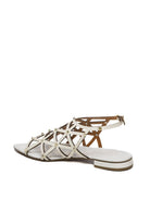 VINCENT VEGA Sandalo pelle bianco PIRAMIDE D15 VIT-BIANCO 