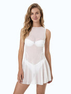 ME FUI copricostume bianco SW0719WH VEST.C-WHITE 