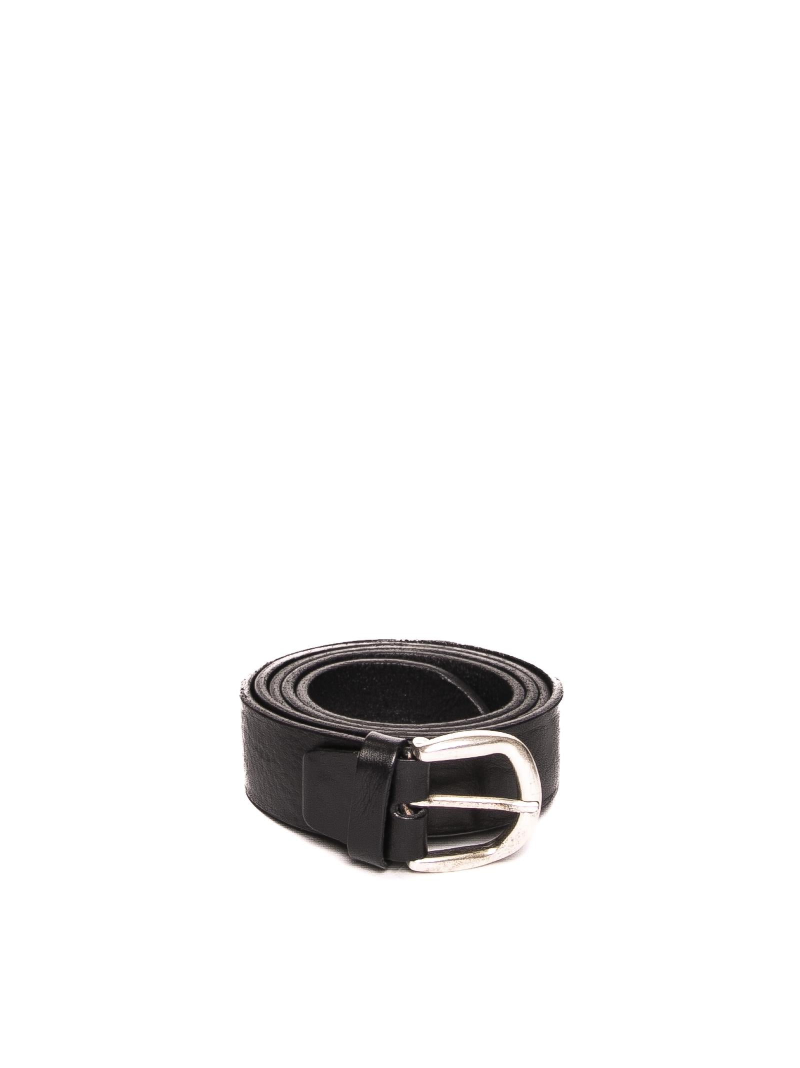 ITALIAN BELTS cintura pelle nero 754/35 PELLE-NERO 