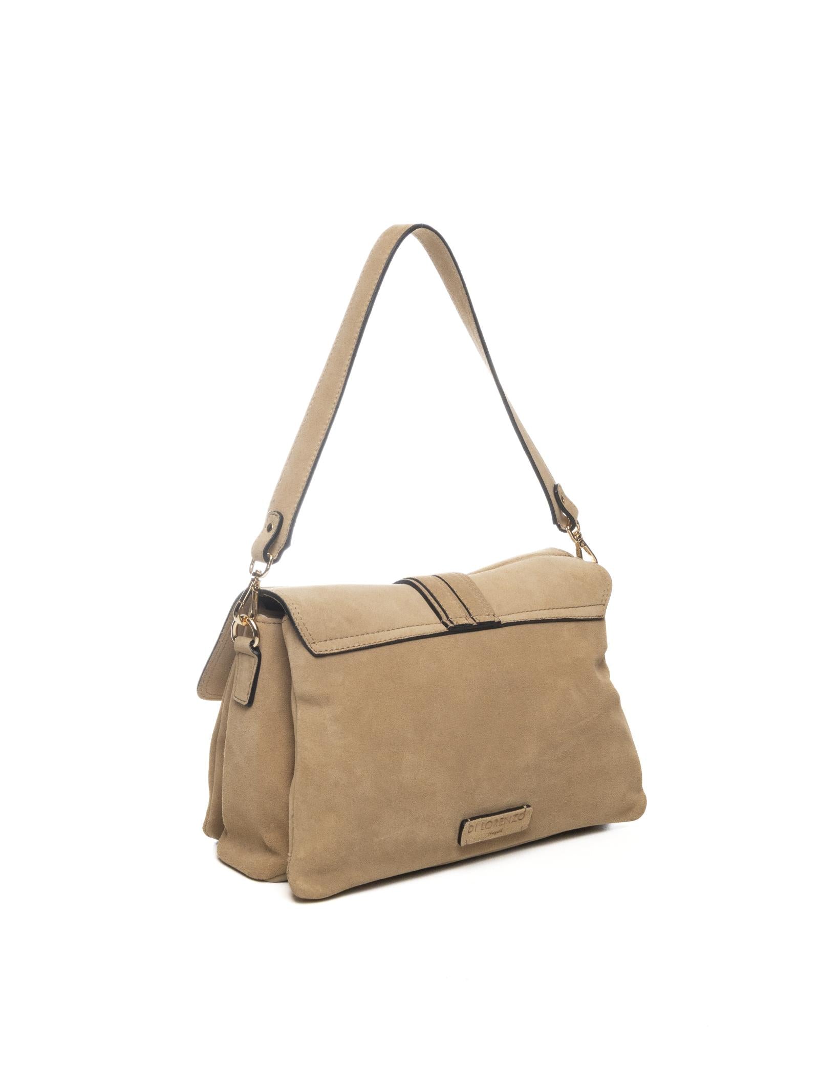 DI LORENZO borsa a spalla adelaide beige ADELAIDE CAMOSCIO-DESERTO 