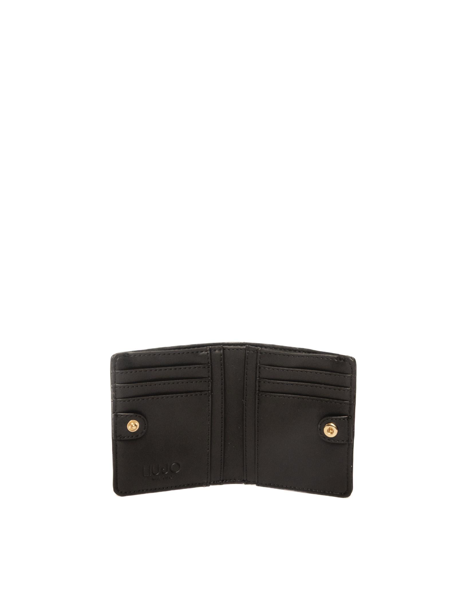 LIU JO portafoglio logo nero AF5177E0027 PELLE-22222 
