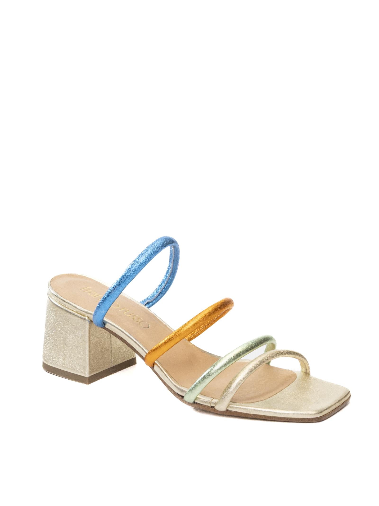 FRANCO RUSSO Sandalo 3002 multicolor 3002 LAM-MULTI 