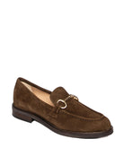 FRANCO RUSSO mocassino in camoscio marrone 8002 CAM-T.MORO 