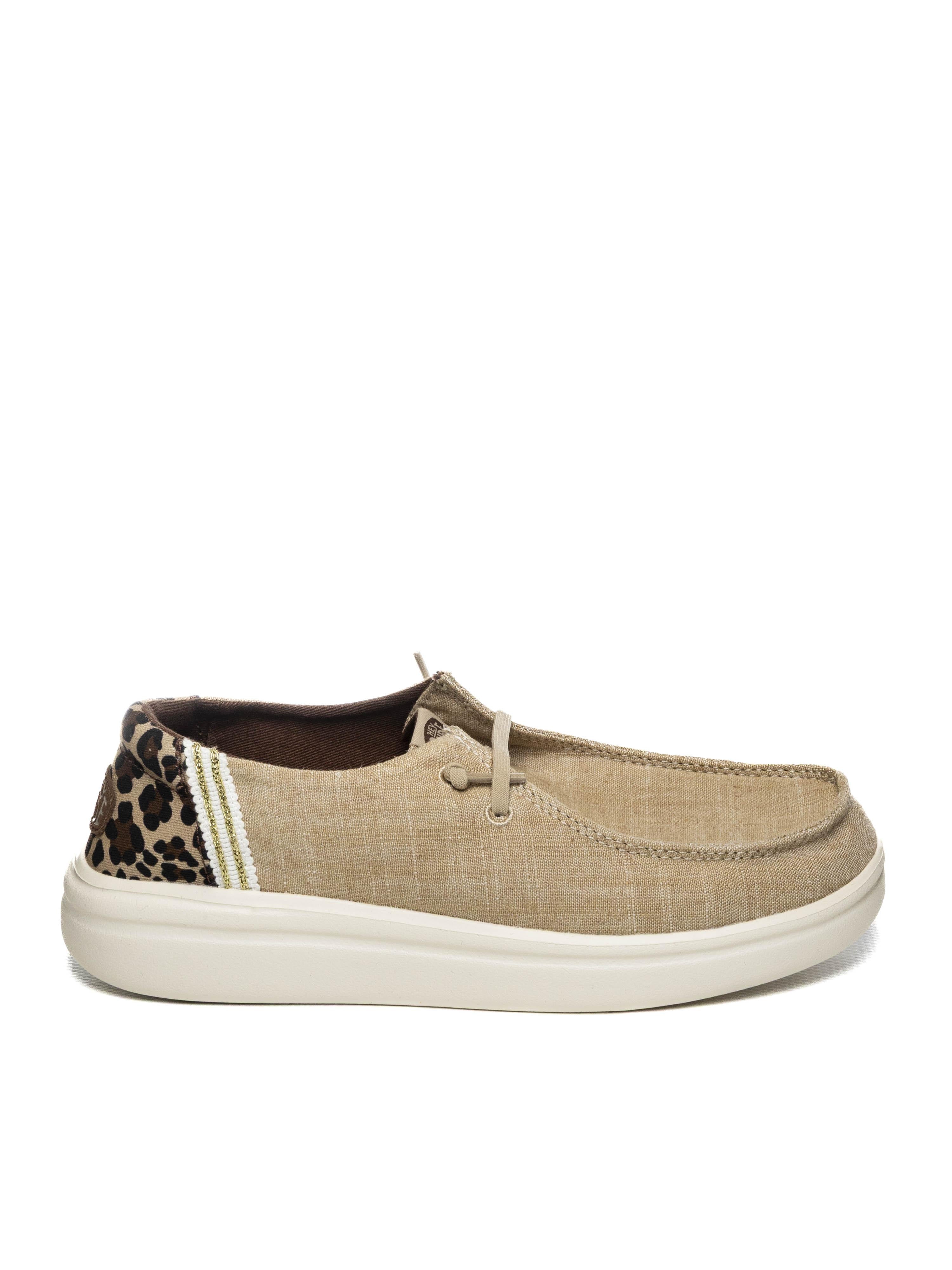 HEY DUDE slipon wendy animal tan 43780 WENDY ANIMAL-2UG 
